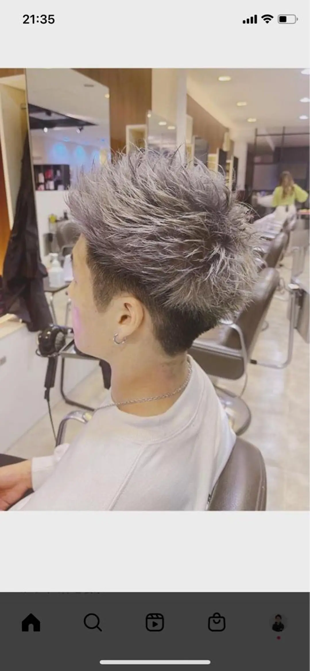 ショート メンズ カット ヘアカラー ヘアセット メンズパーマ/難波/ 心斎橋　室園亮佑のヘアスタイル