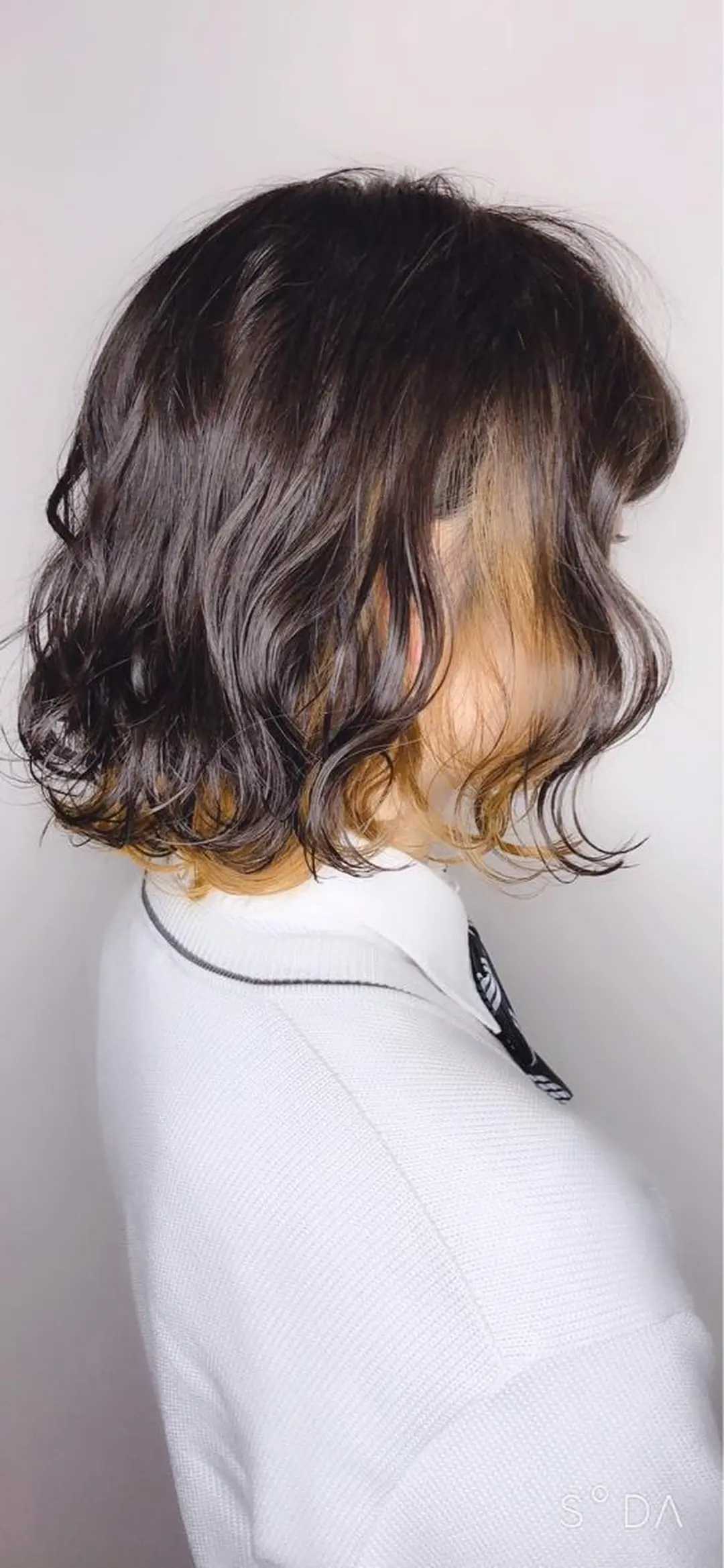 ミディアム カラー インナーカラー カット ヘアカラー トリートメント Zina天王寺 CHIAKIのヘアスタイル