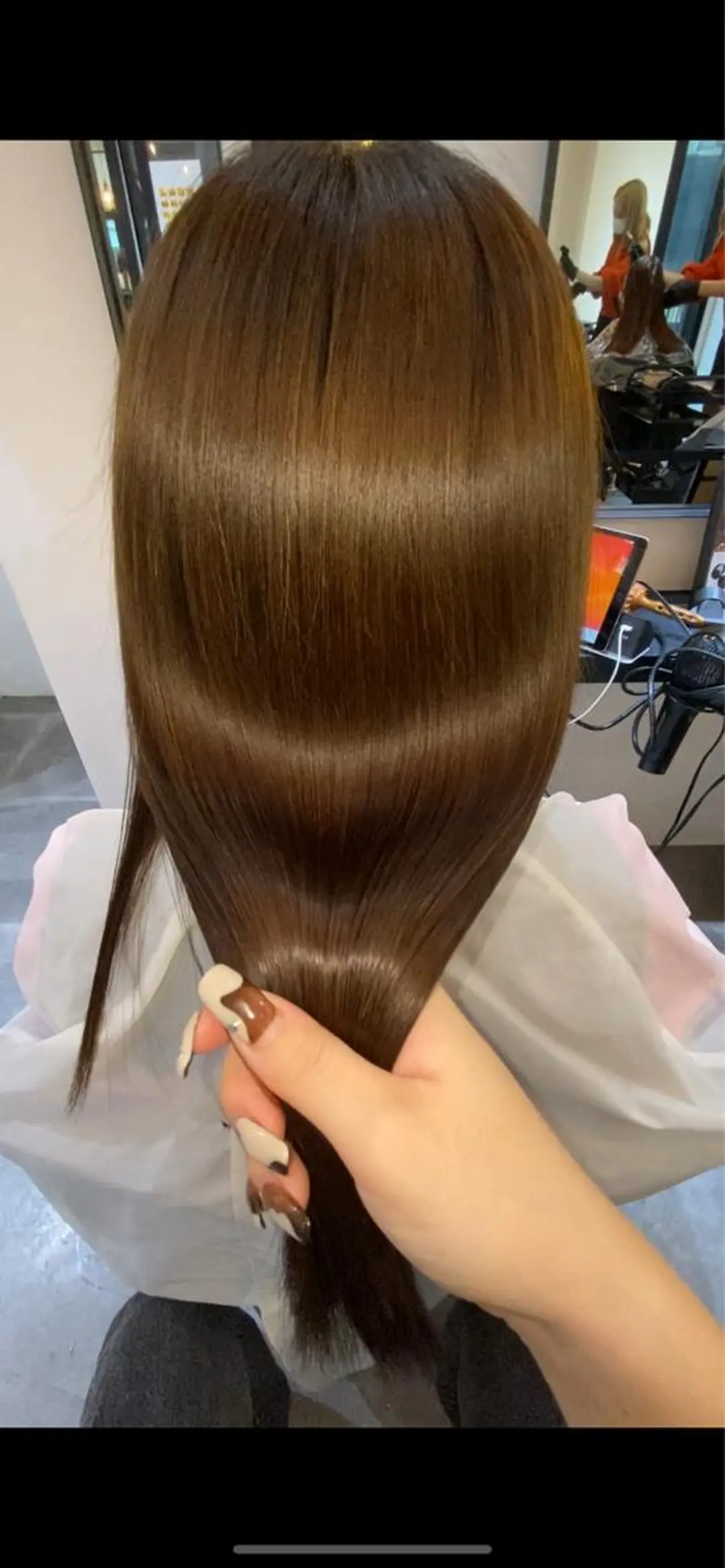 ミディアム 髪質改善 トリートメント ヘアカラー トリートメント 美髪✨髪質改善 &艶カラーmanaeのヘアスタイル