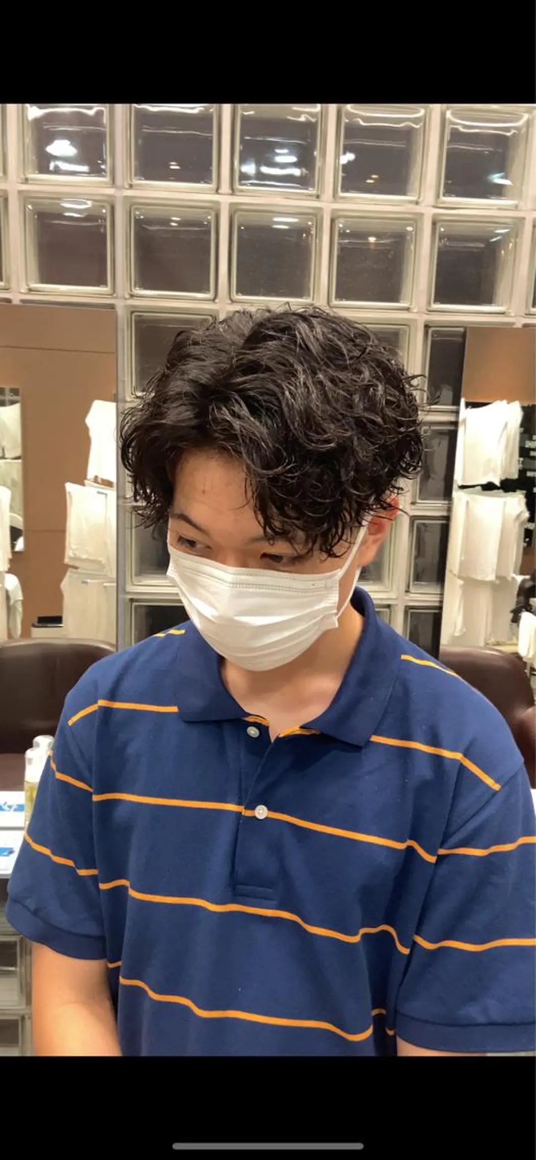 ショート パーマ メンズ メンズパーマ 波巻きパーマ SPIN-OFF SHIFT所属・🌀パーマ特化 美容師🌀/しゅんのヘアスタイル