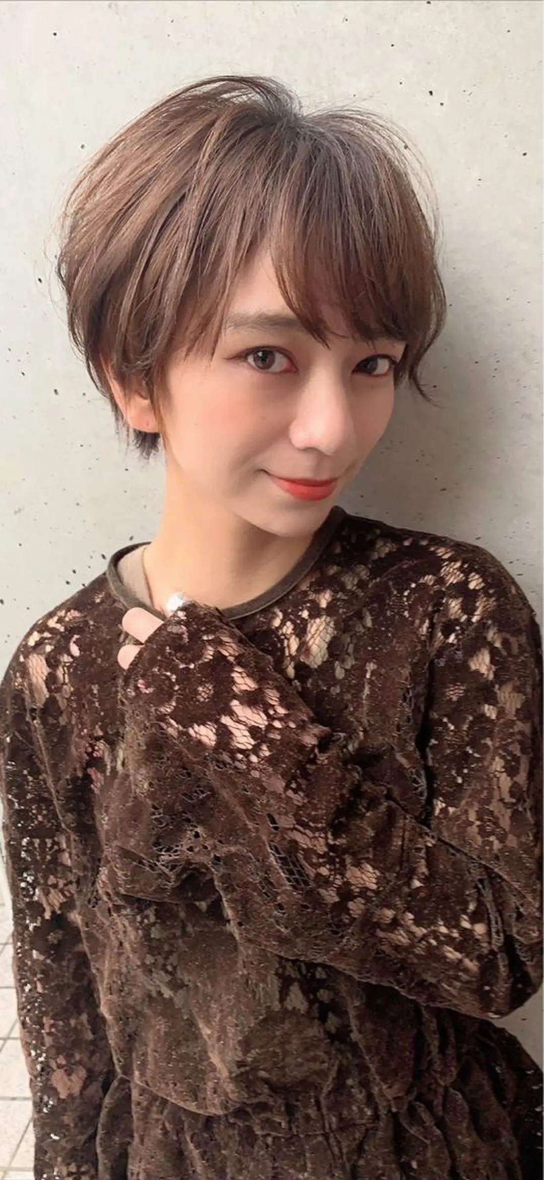 ショート カラー パーマ ショート/ボブ特化 相良 真子のヘアスタイル