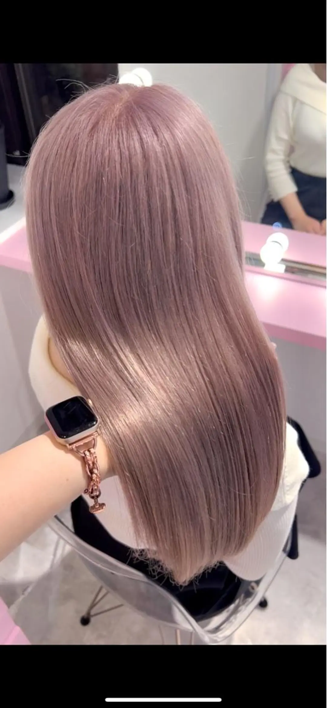 ロング 学生 ヘアカラー トリートメント ハイトーン♡ブリーチ ♡エクステ♡nanaのヘアスタイル