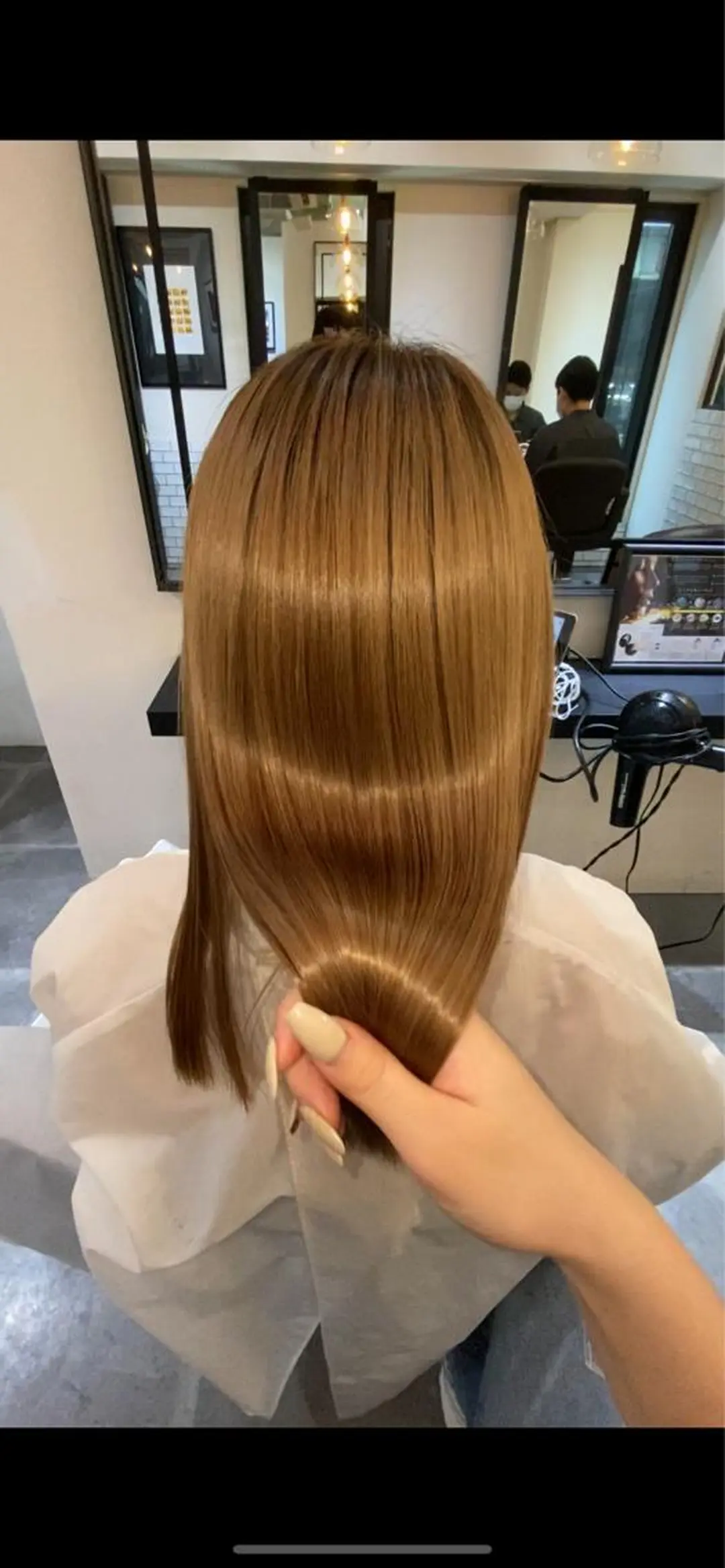 ミディアム 髪質改善 トリートメント ヘアカラー トリートメント 美髪✨髪質改善 &艶カラーmanaeのヘアスタイル