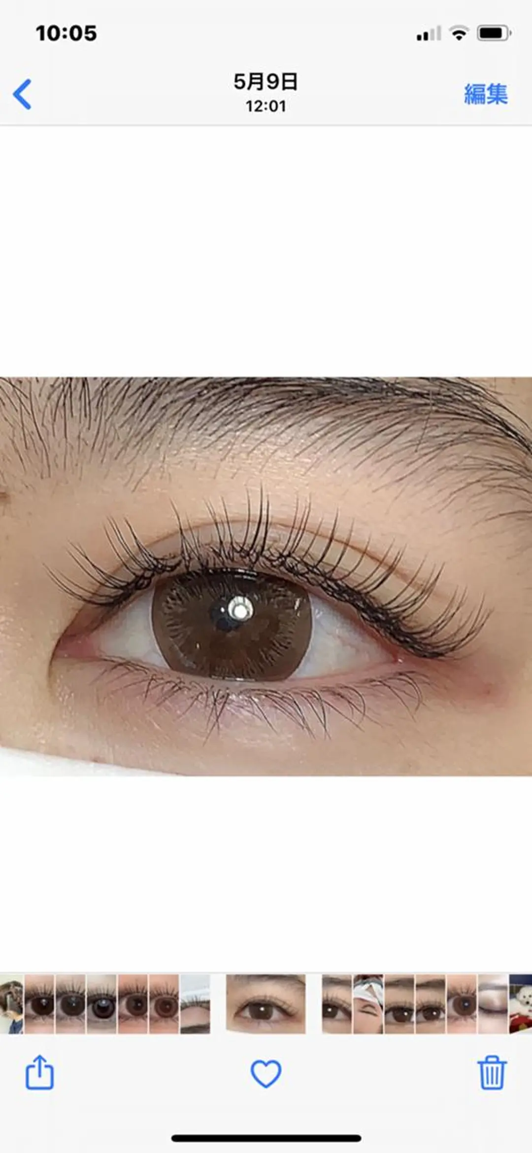 マツエク・マツパ nuna池袋 mokaのマツエク・マツパデザイン