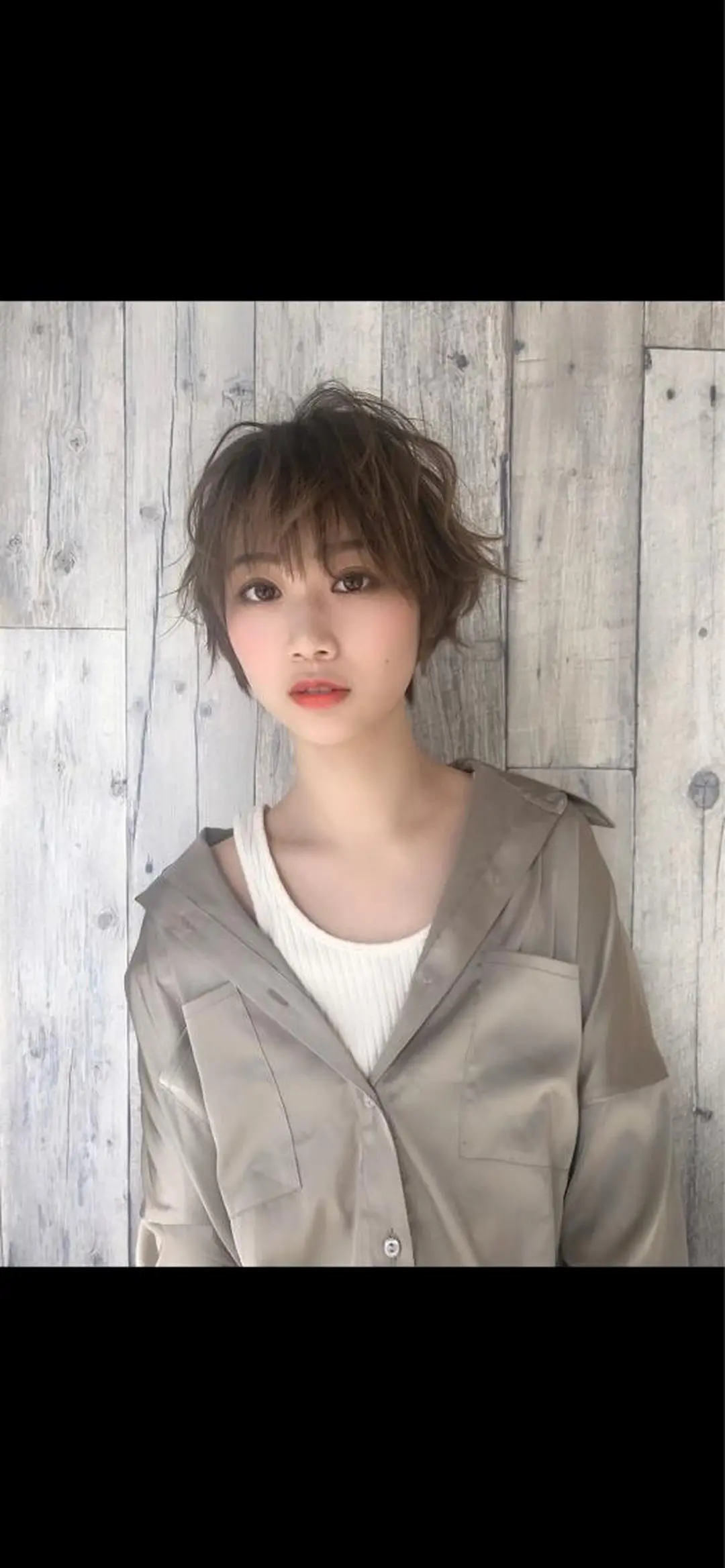 ショート 古川 遥のヘアスタイル