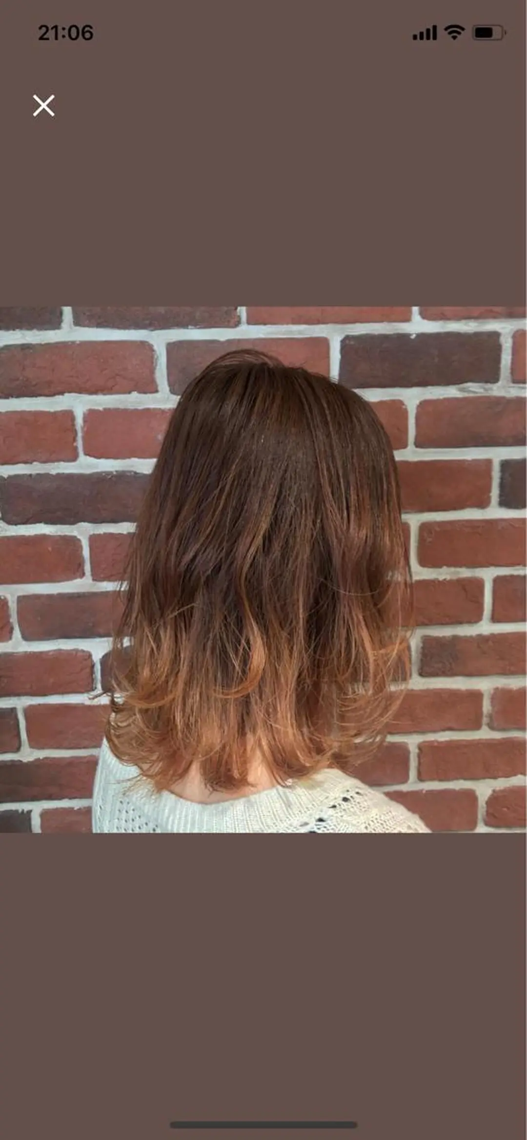 ミディアム カラー 高橋友里亜 /フリーランスのヘアスタイル