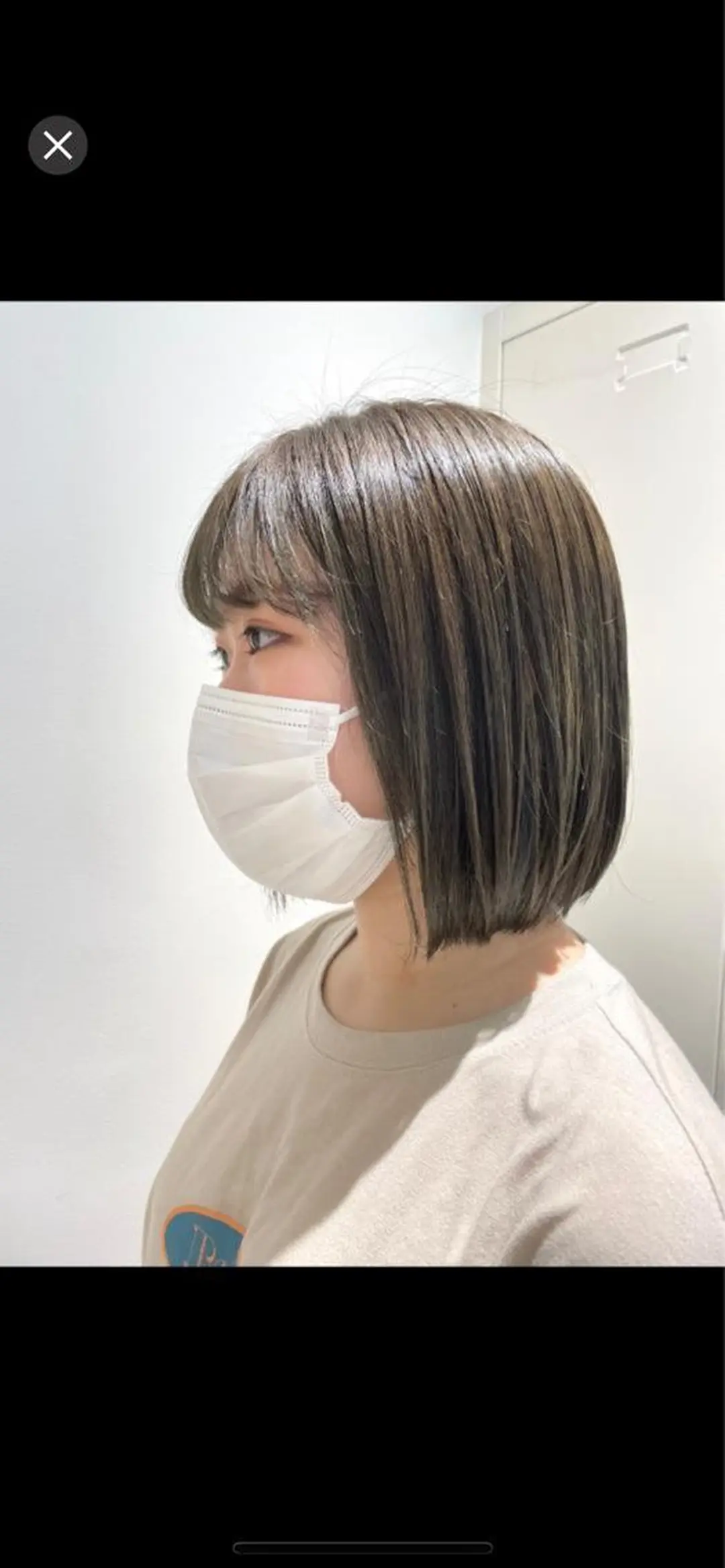 ショート カラー ヘアアレンジ グレージュ オリーブグレージュ オリーブグレー bloom所属・bloom yumaのヘアスタイル