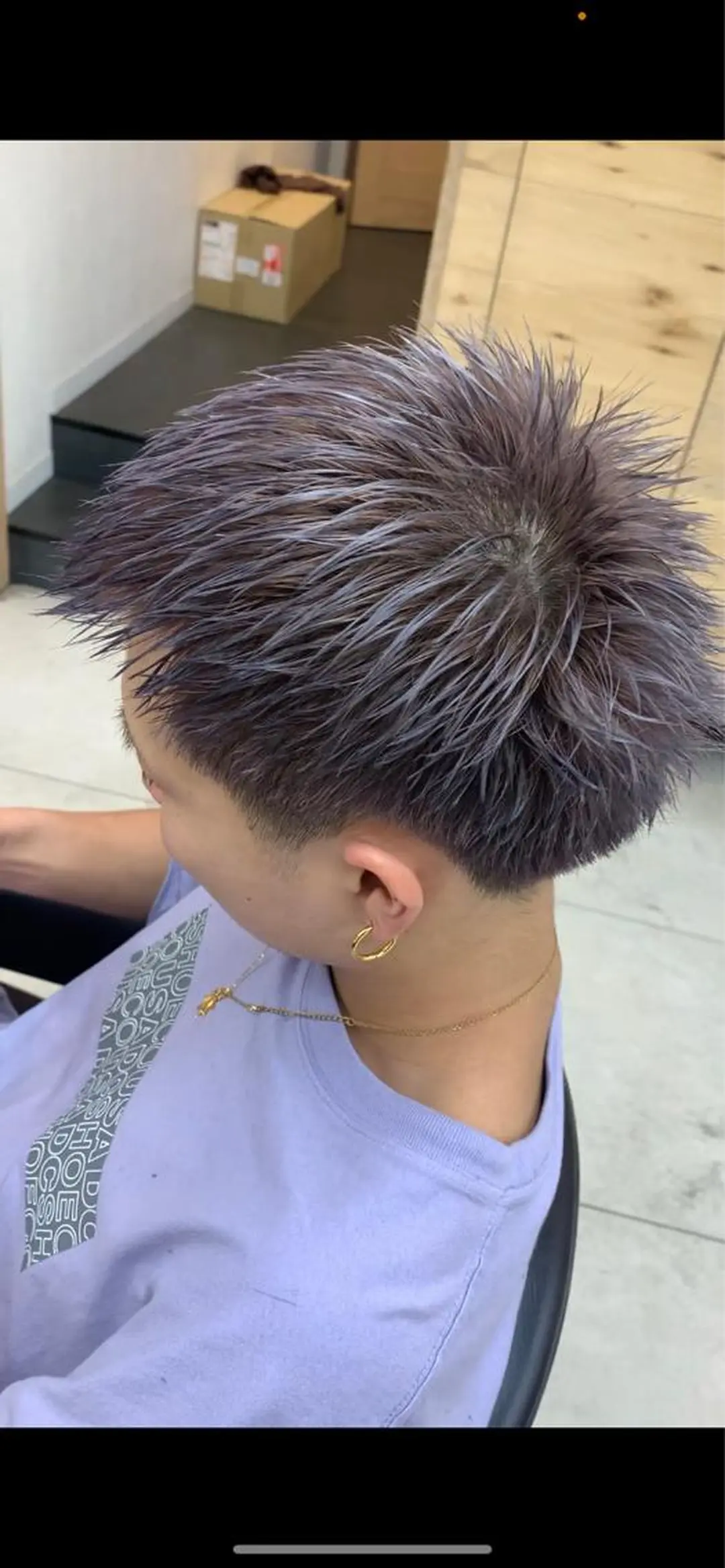 ショート カラー ブリーチパーマ🌍 正木天のヘアスタイル