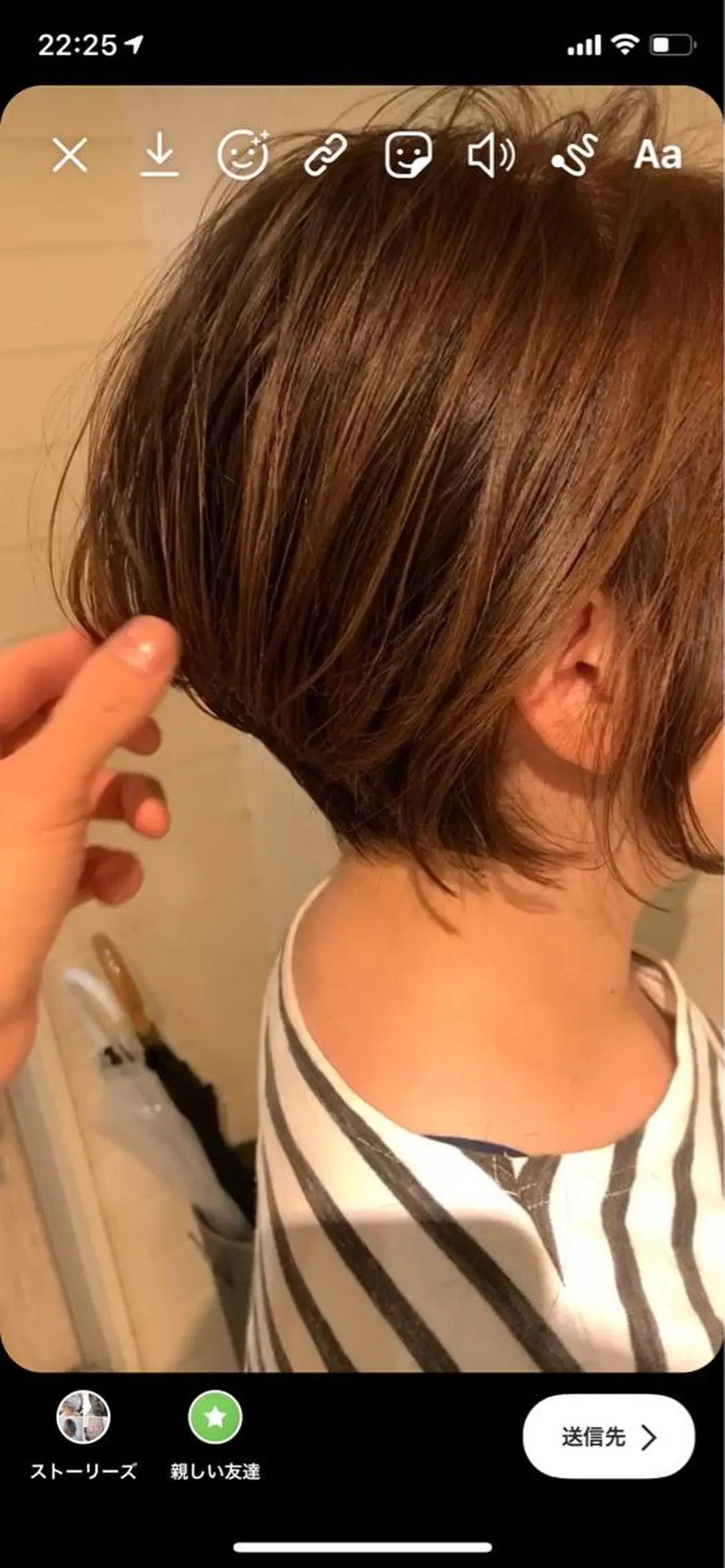 ショート Lit所属・Lit.豊橋 夏目のヘアスタイル