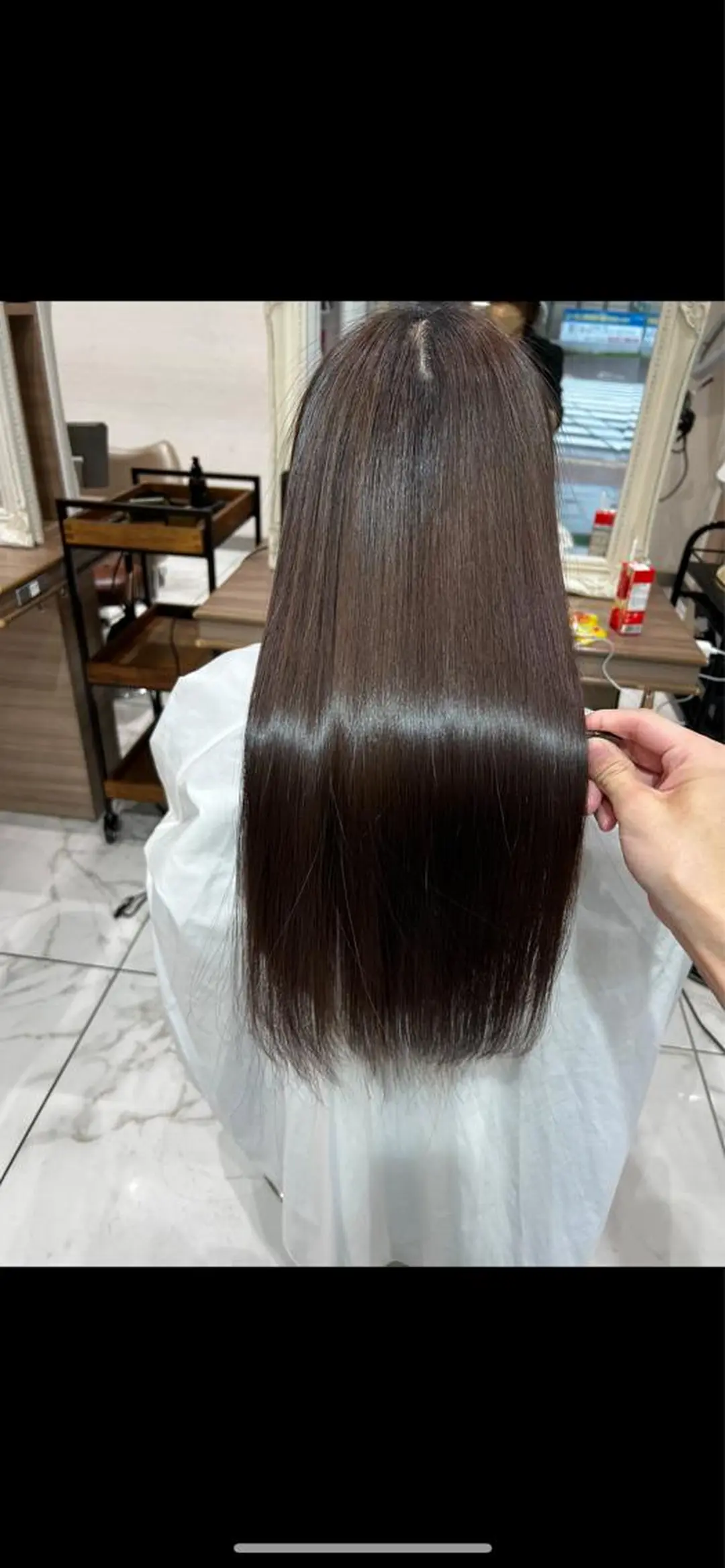 ロング カラー 縮毛矯正 レイヤー×韓国 🇰🇷鈴木啓太のヘアスタイル