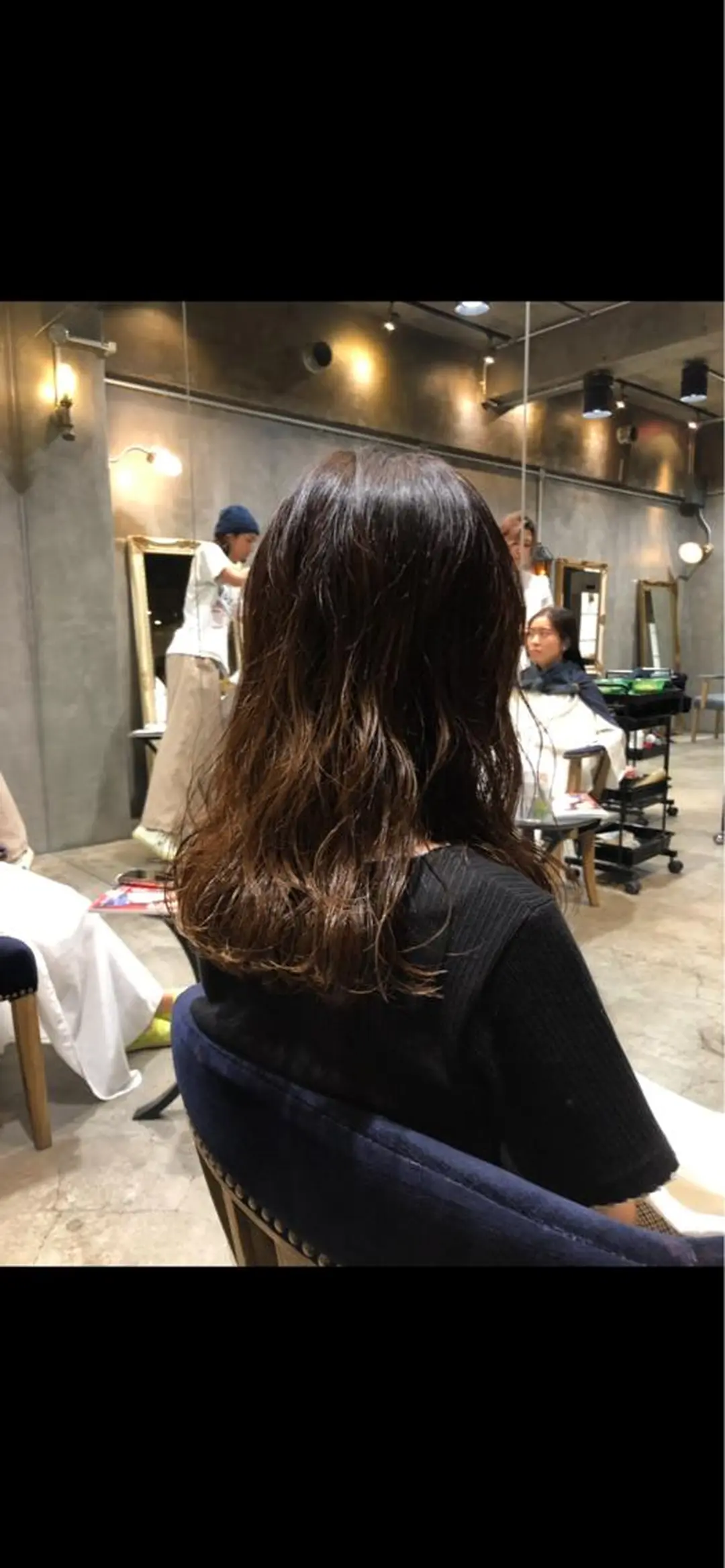 セミロング マンツーマン／韓国 ヘア‎Amiのヘアスタイル