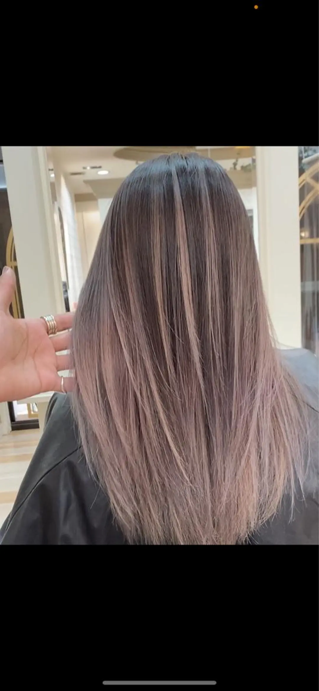 ロング カラー バレイヤージュ レイヤーカット yosuke 梅田/バレイヤージュのヘアスタイル