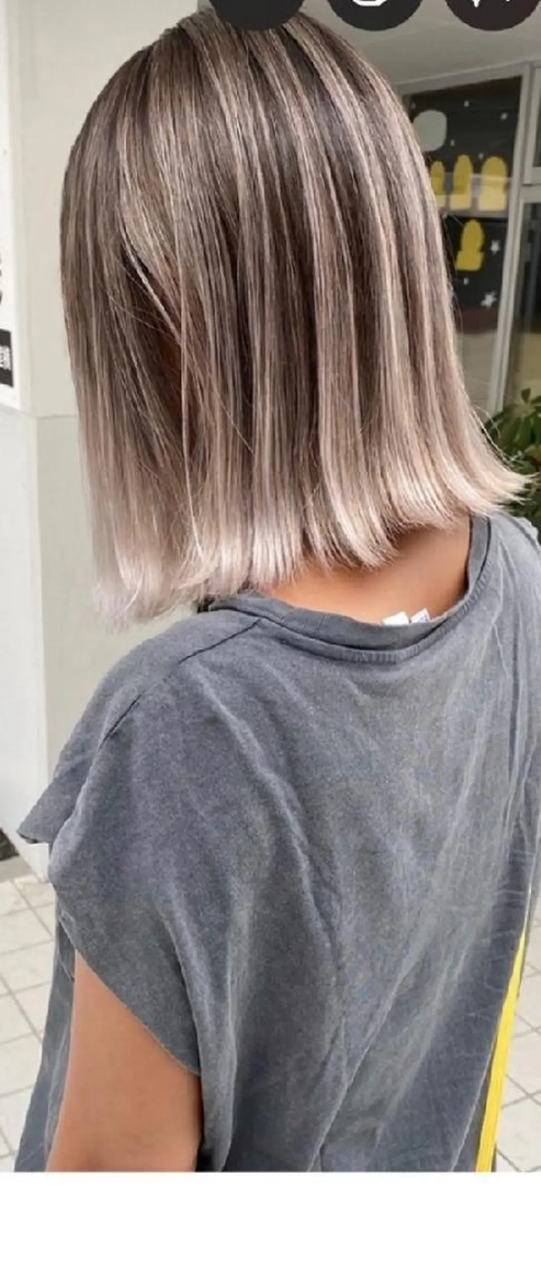 ミディアム カット ヘアカラー クリーピー　オーナー 福田 将太のヘアスタイル