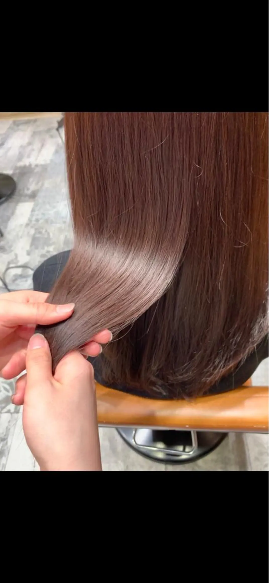 カラー 新宿✨顔周りカット 韓国ヘア/坂本亜裟海のヘアスタイル