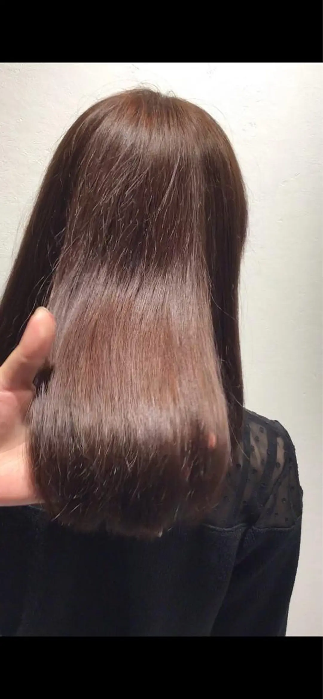 セミロング ヘアカラー やまぐち まりんのヘアスタイル