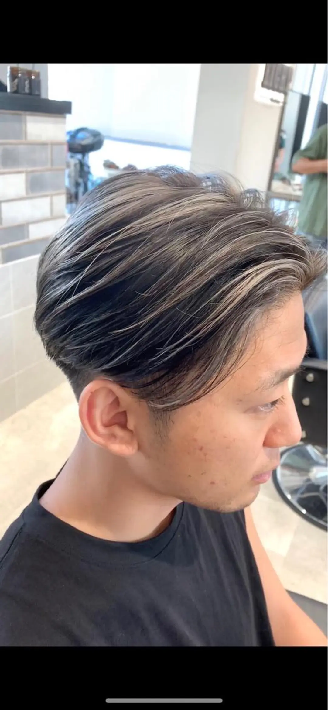 ショート カラー カット ヘアカラー メンズスタイリスト リュウジのヘアスタイル