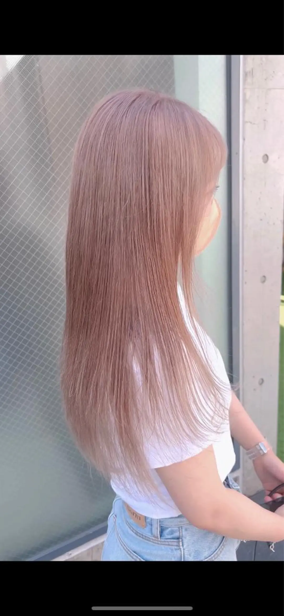 ロング 銀座/前髪顔まわり/ 透明感カラー/danのヘアスタイル