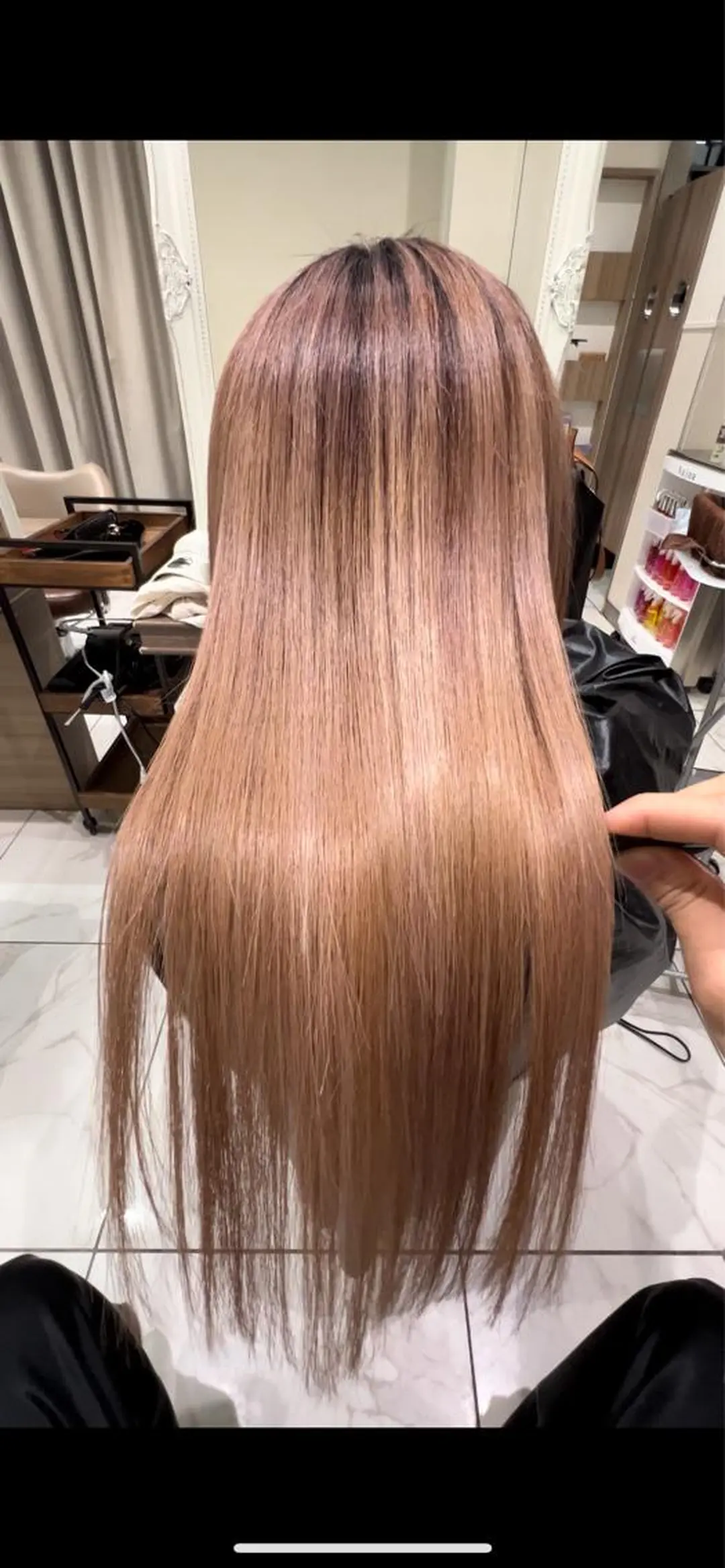 セミロング カラー カット トリートメント レイヤー×韓国 🇰🇷鈴木啓太のヘアスタイル