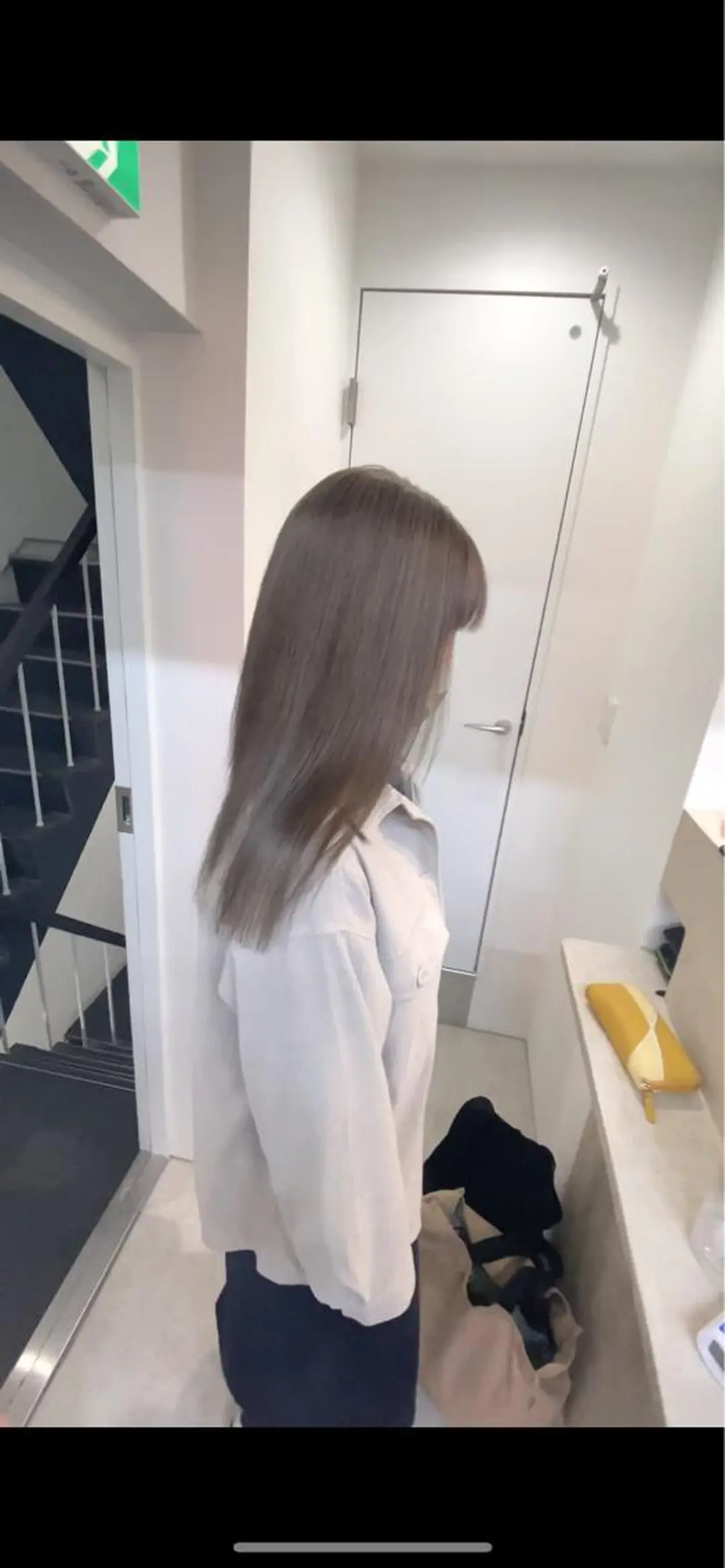 ミディアム 似合わせカット sunc所属・梅田l大人韓国ヘア レイヤー×艶カラーのヘアスタイル