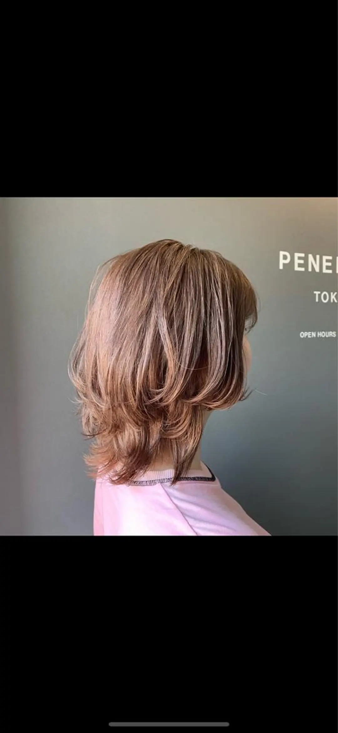 ミディアム 髪質改善ストレート/ ブリーチ／渋谷　福田のヘアスタイル