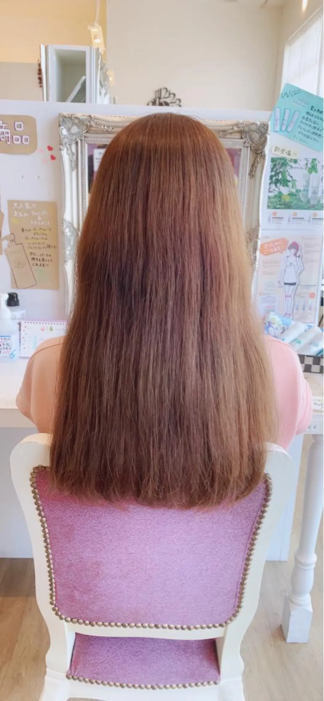 ロング あ いのヘアスタイル