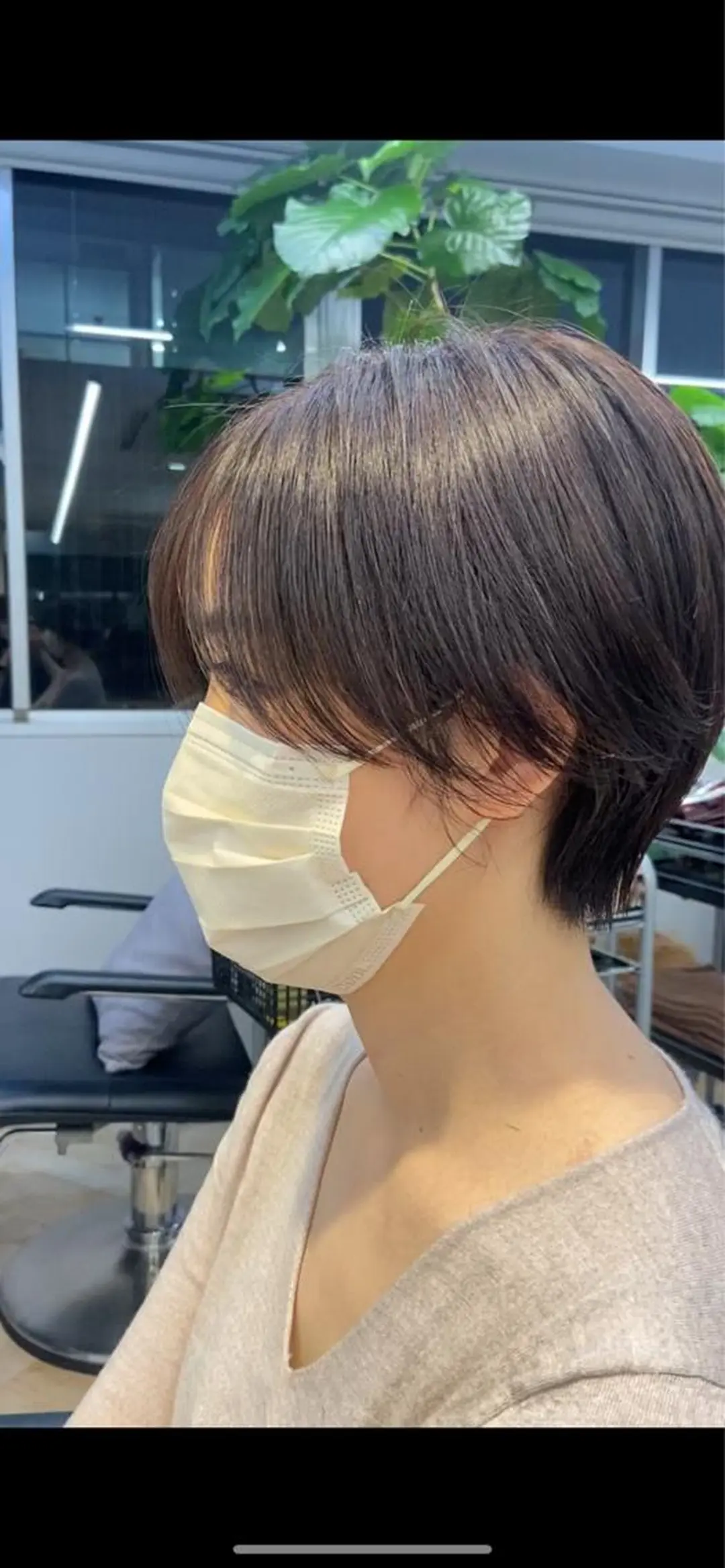 ショート カラー 山下夕月 ショート🫧ボブのヘアスタイル