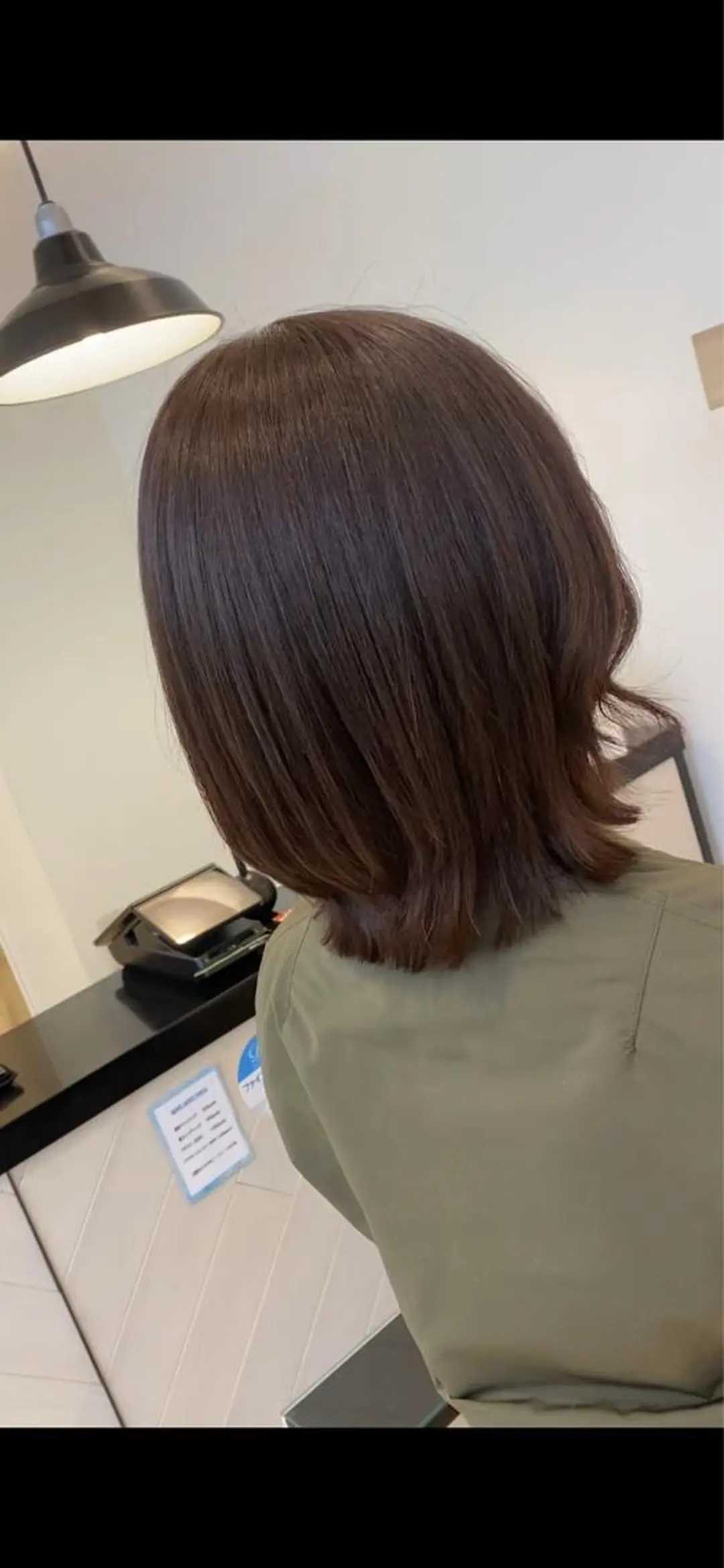 ミディアム コテ巻き風パーマ✨ かつみのヘアスタイル