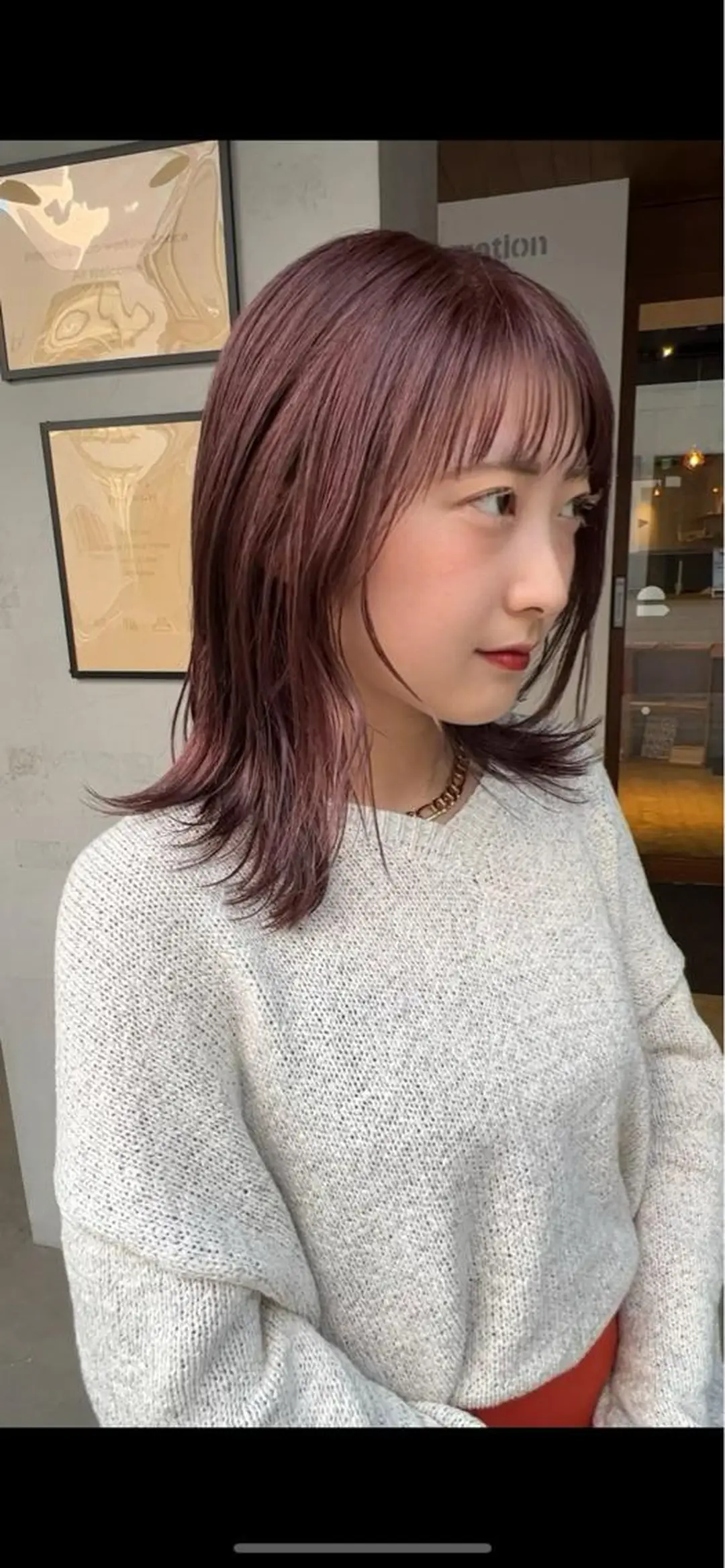 ミディアム カット ヘアカラー トリートメント GO TODAY SHAiRE SALON 広島店所属・三輪 恭平のヘアスタイル
