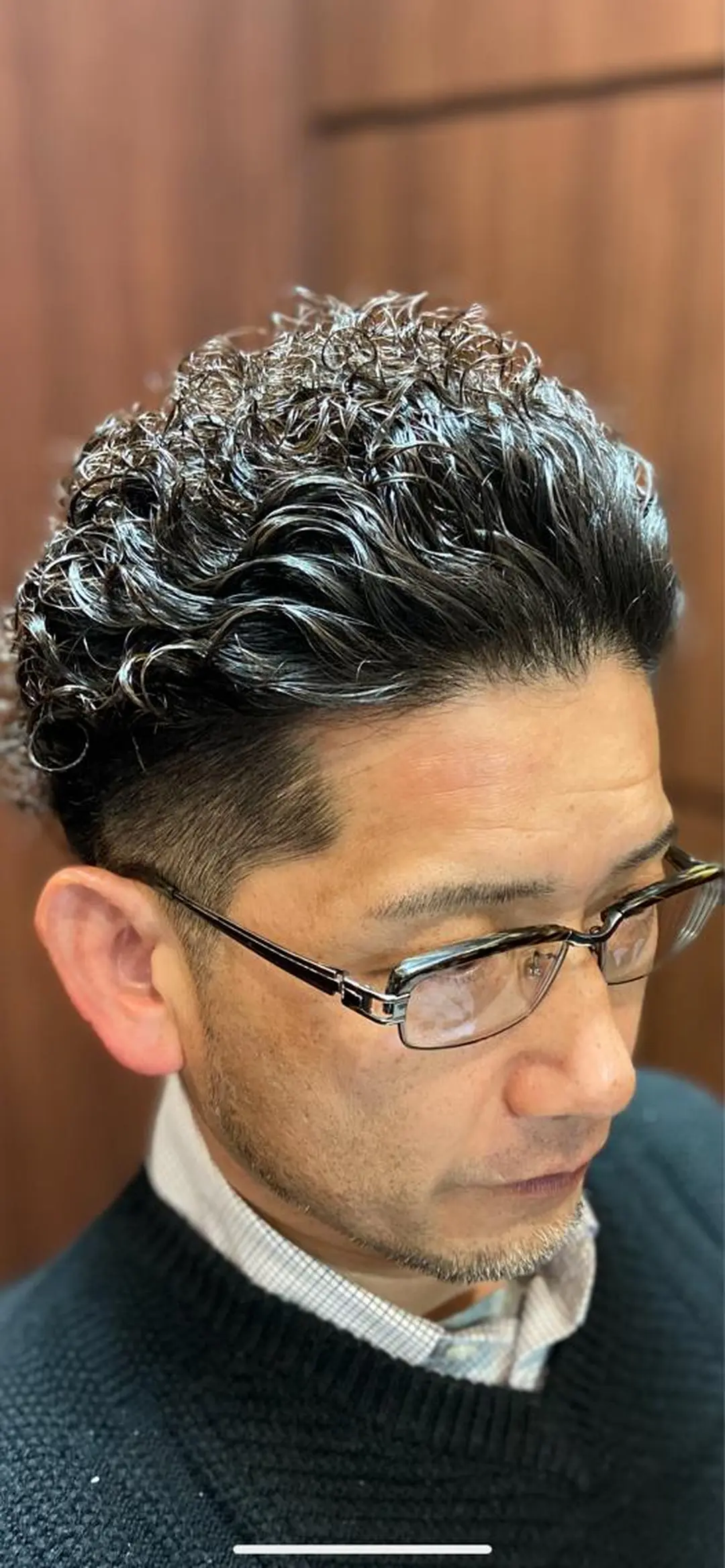 ミディアム パーマ ヘアアレンジ メンズ Kenny ケニーのヘアスタイル