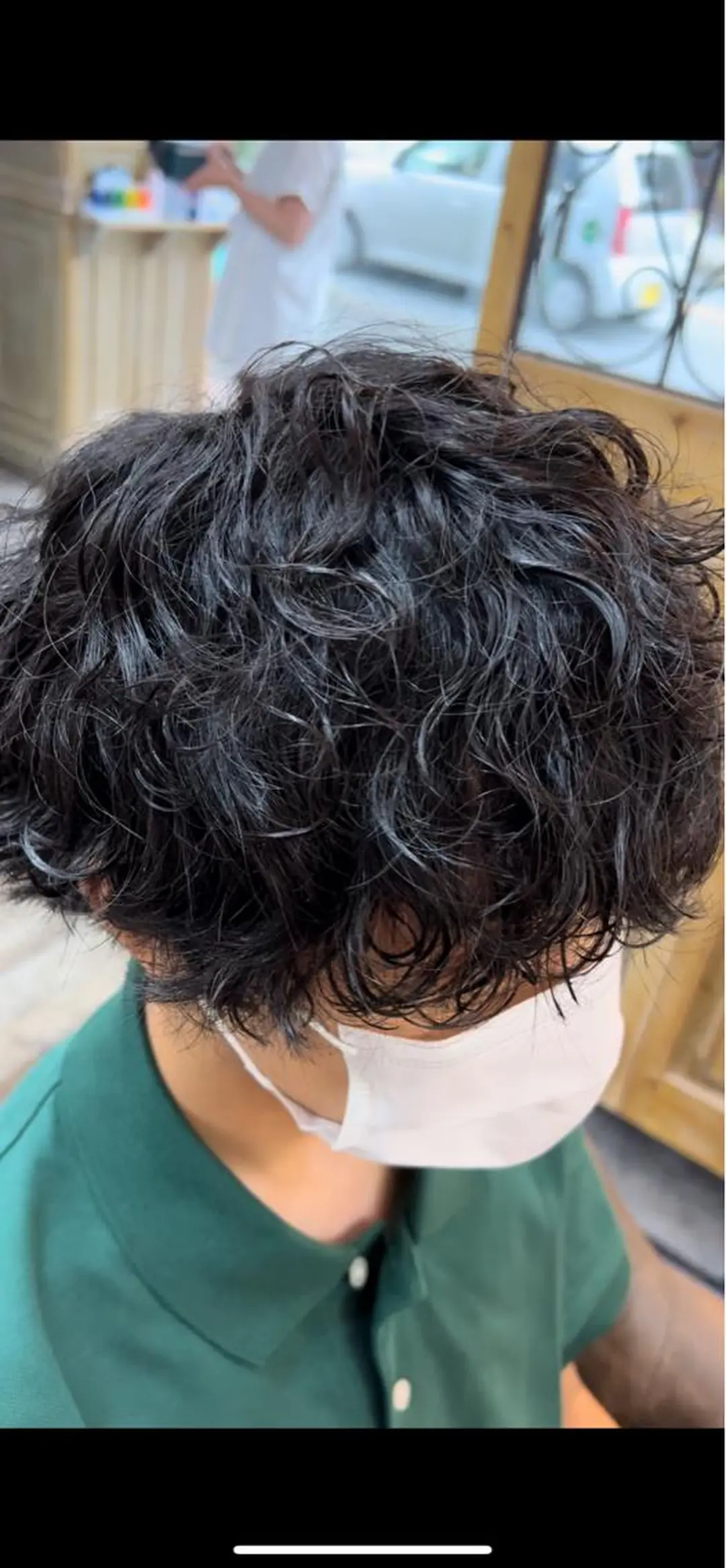 ミディアム パーマ メンズ パーマ&髪質改善職人 稲本　来耶のヘアスタイル