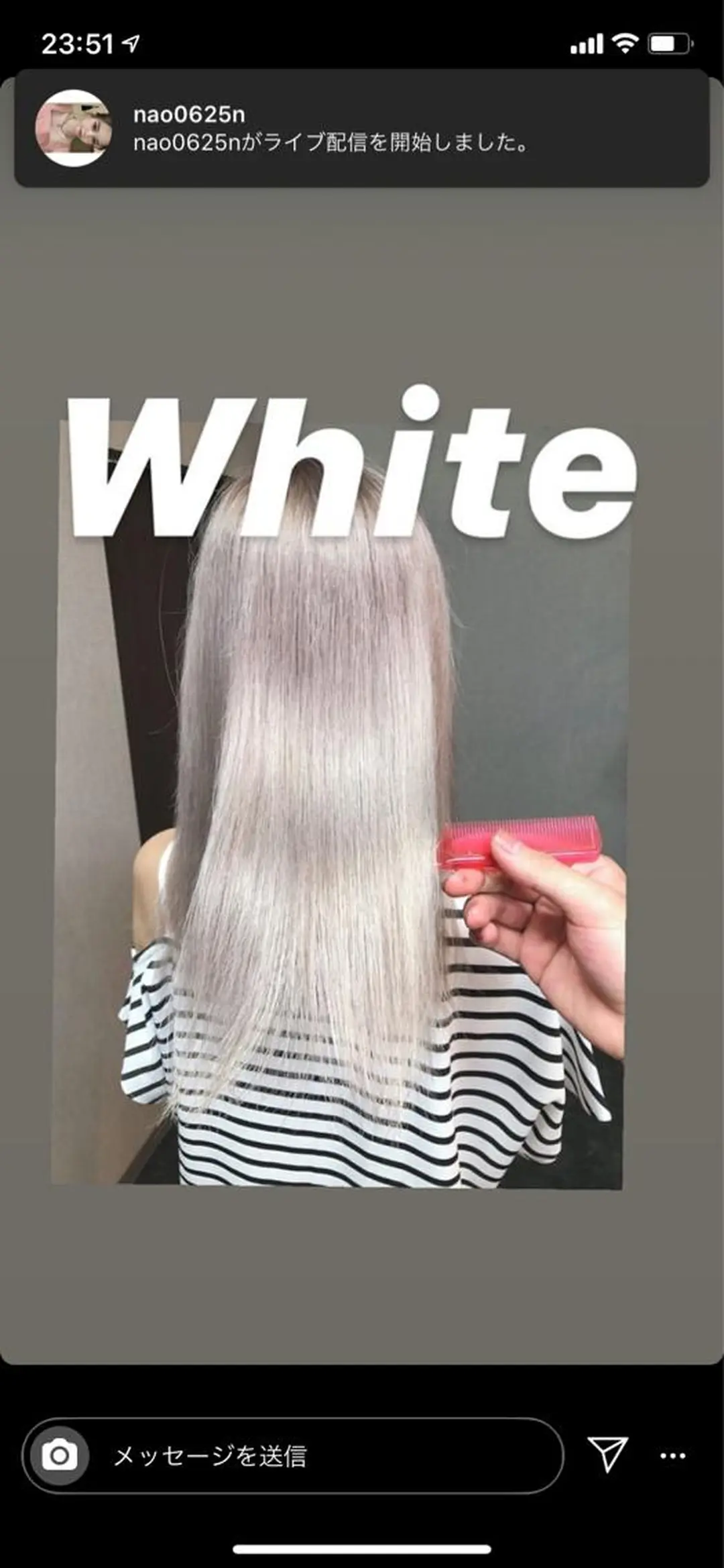 セミロング ヘアカラー Selene hair OSAKAのヘアスタイル