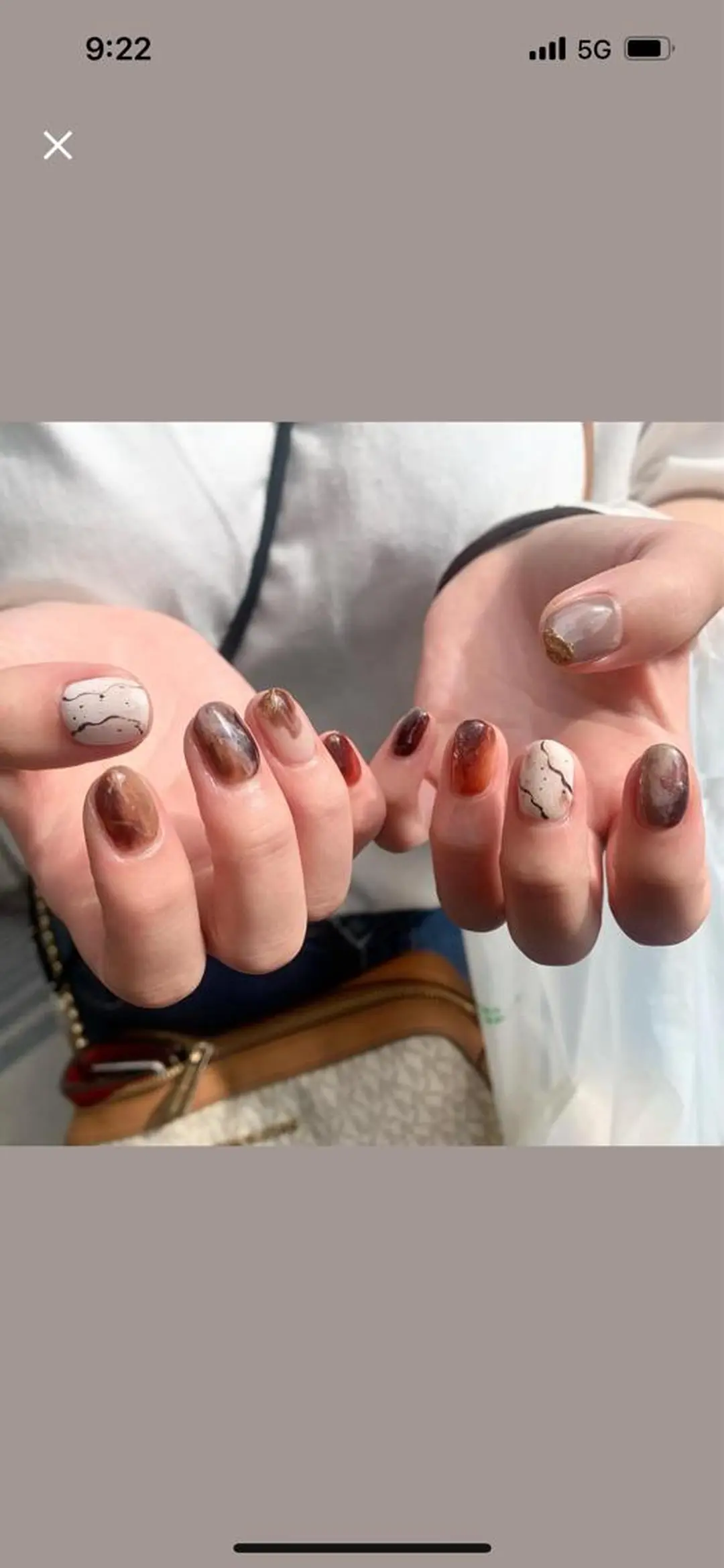 ネイル ブラウン nail＊ runa🌻のネイルデザイン