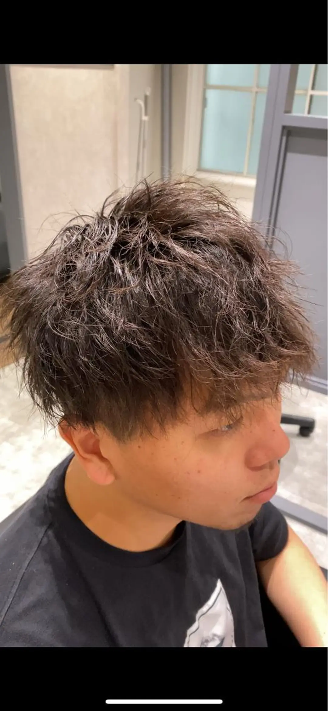 パーマ メンズ メンズパーマ esu心斎橋所属・esu☀️勇美☀️ 髪質改善ストレートのヘアスタイル