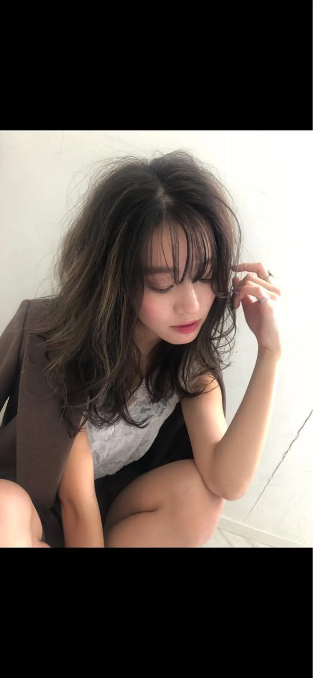 ミディアム niim所属・新居美紗希 ニイミサキのヘアスタイル