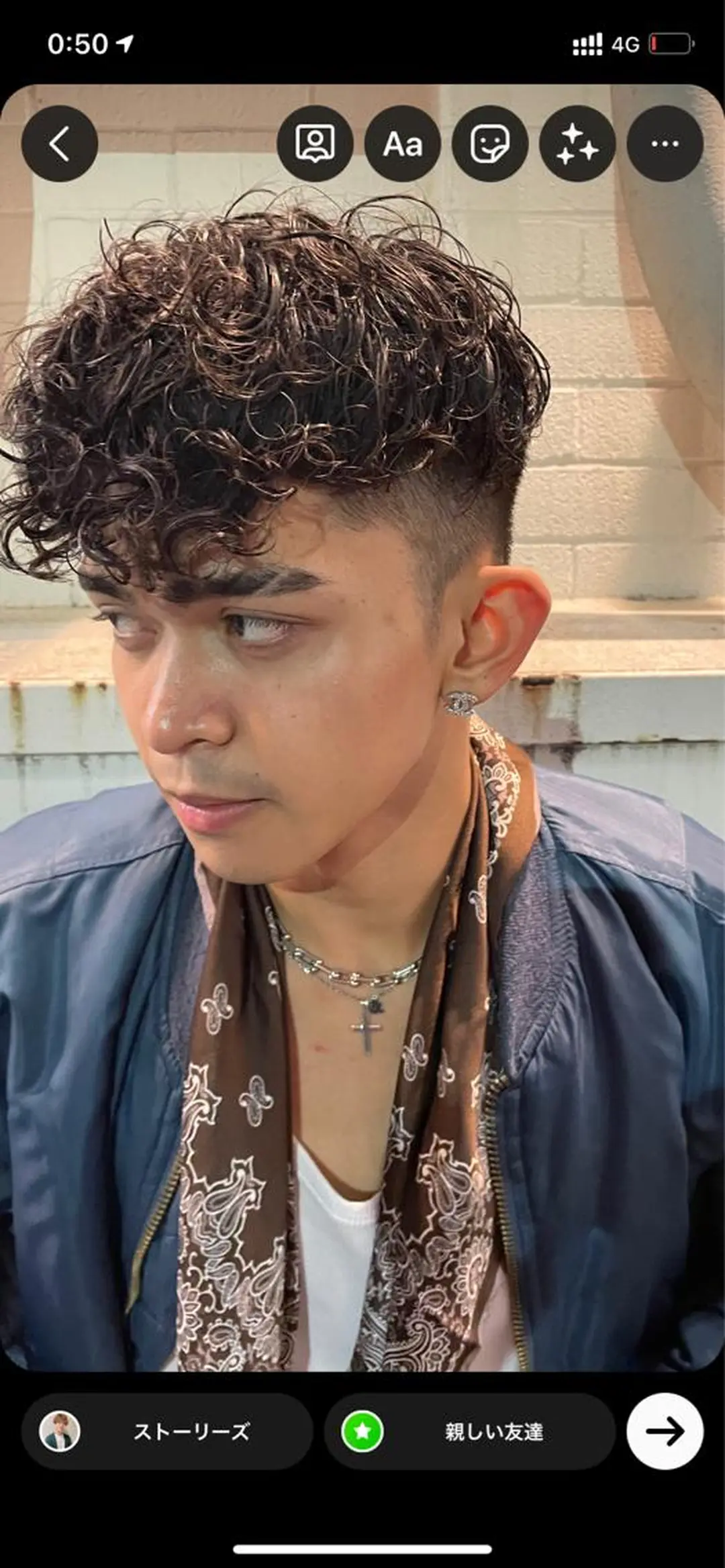 ショート 新宿メンズパーマ ヨモギダのヘアスタイル