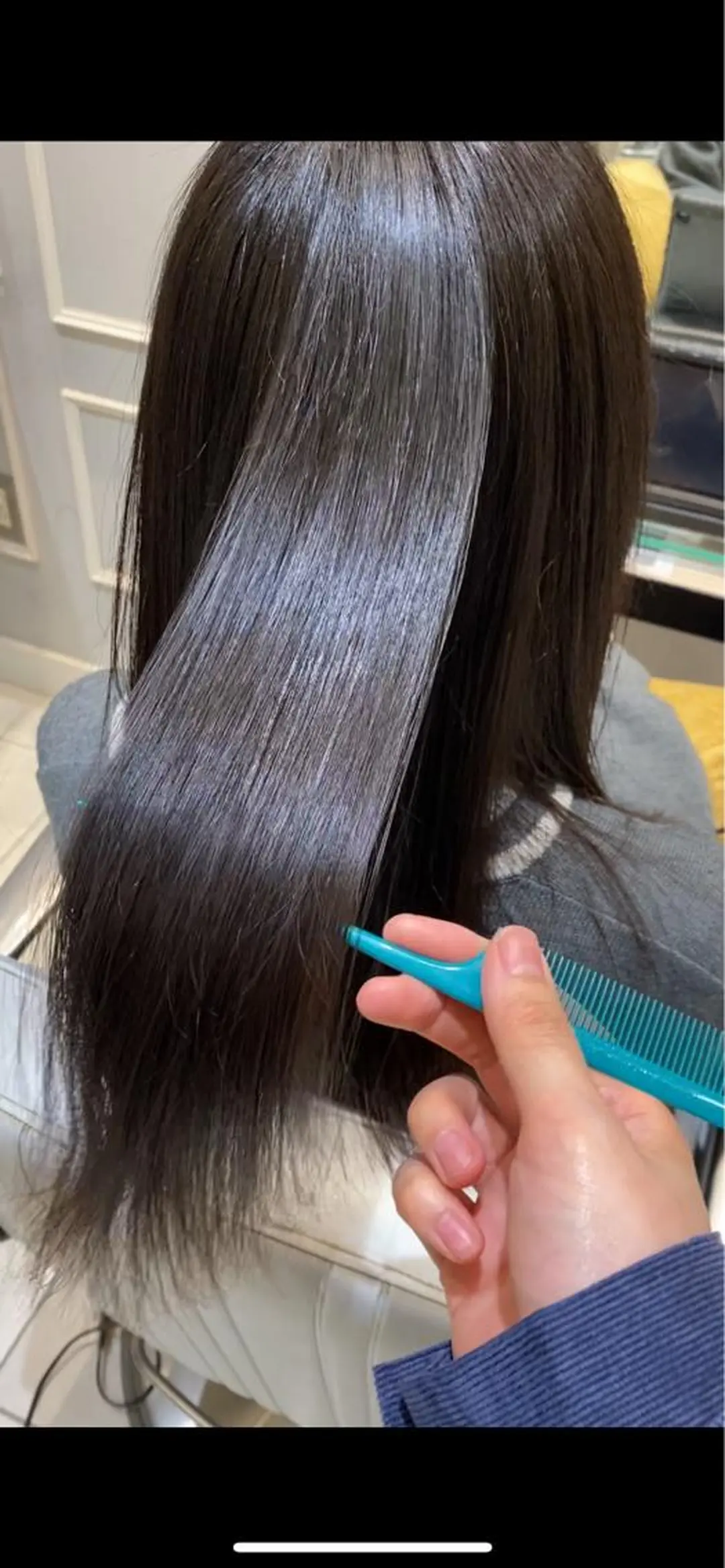 ロング トリートメント 酸熱トリートメント mira share salon所属・ブリーチカラー🐼 sayukiのヘアスタイル