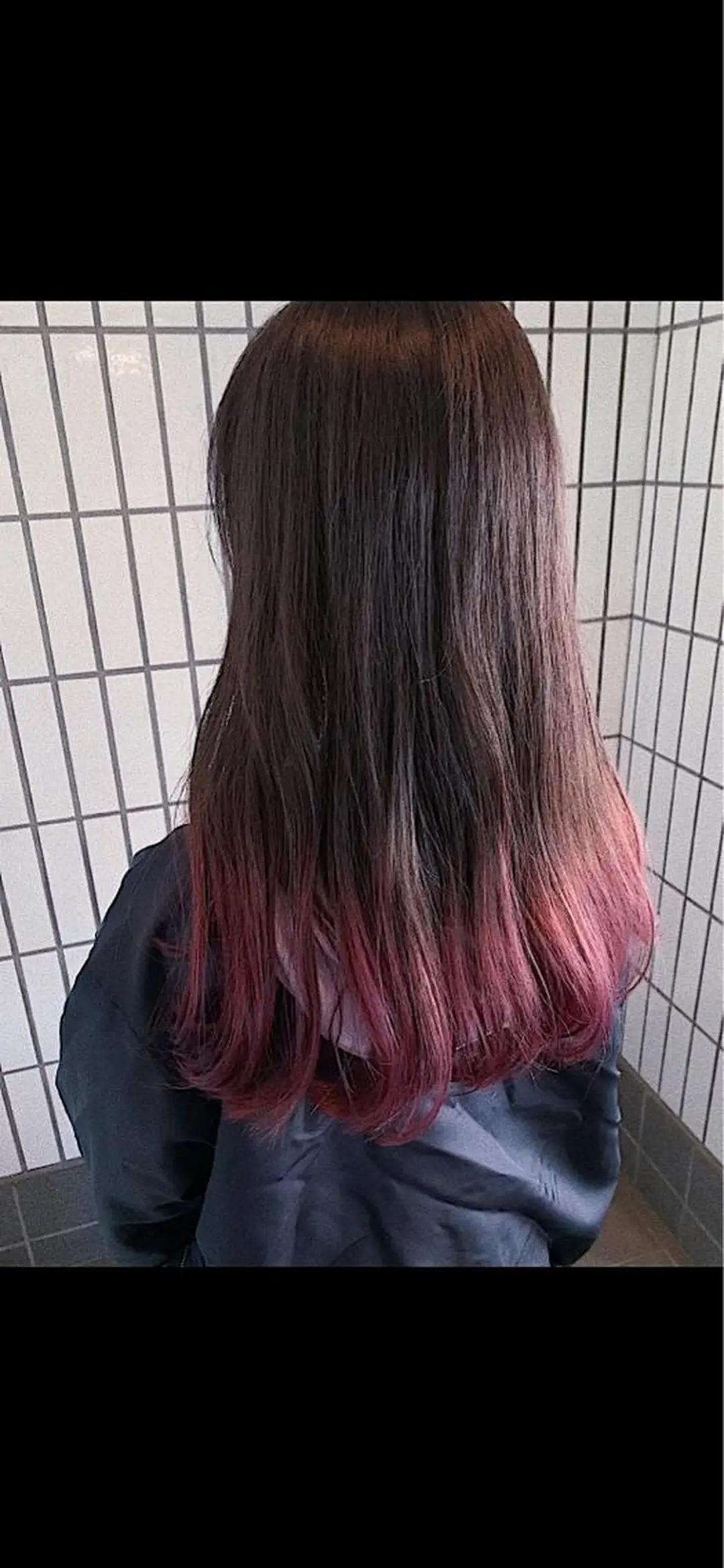 セミロング カラー グラデーションカラー ハットリ /北習志野のヘアスタイル