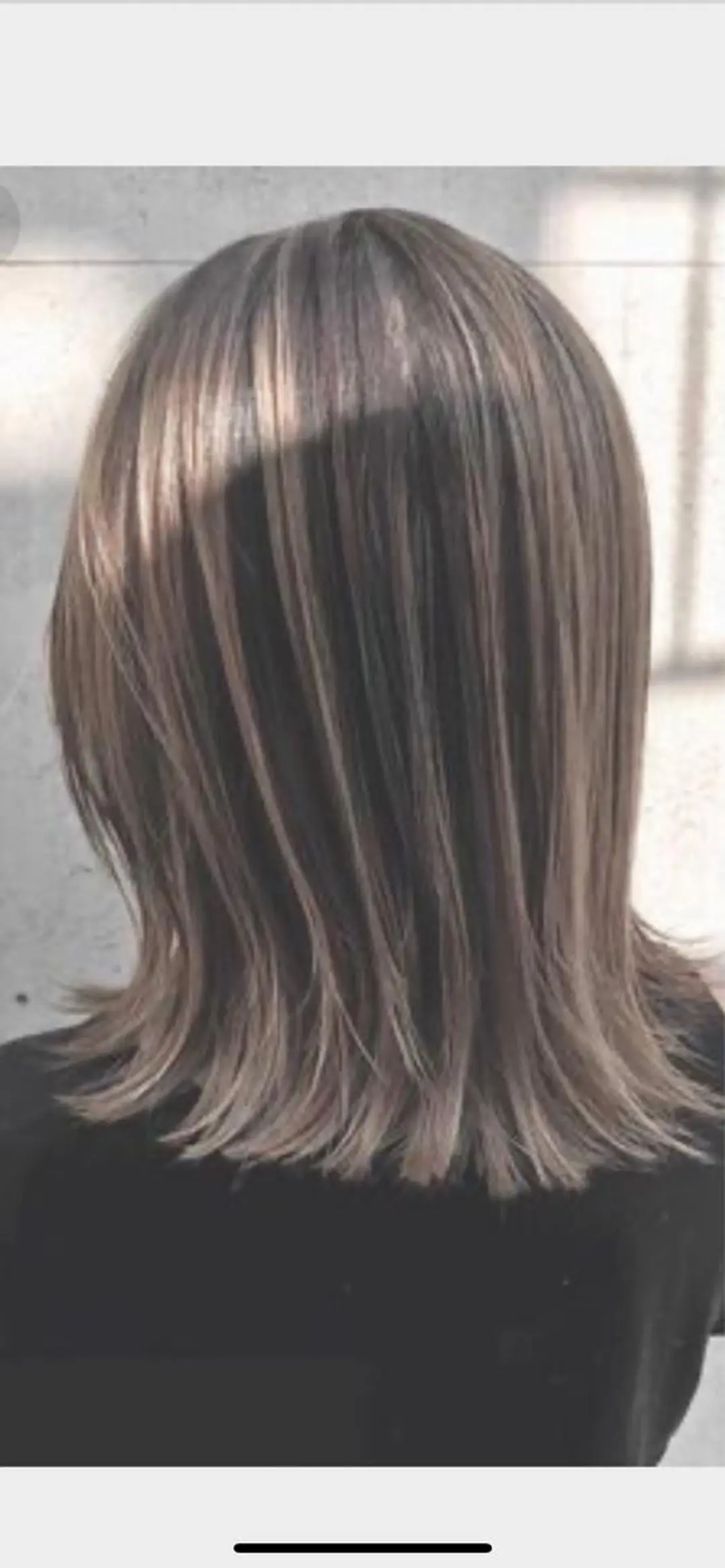 ミディアム カラー blanc hair 西中島MASARUのヘアスタイル