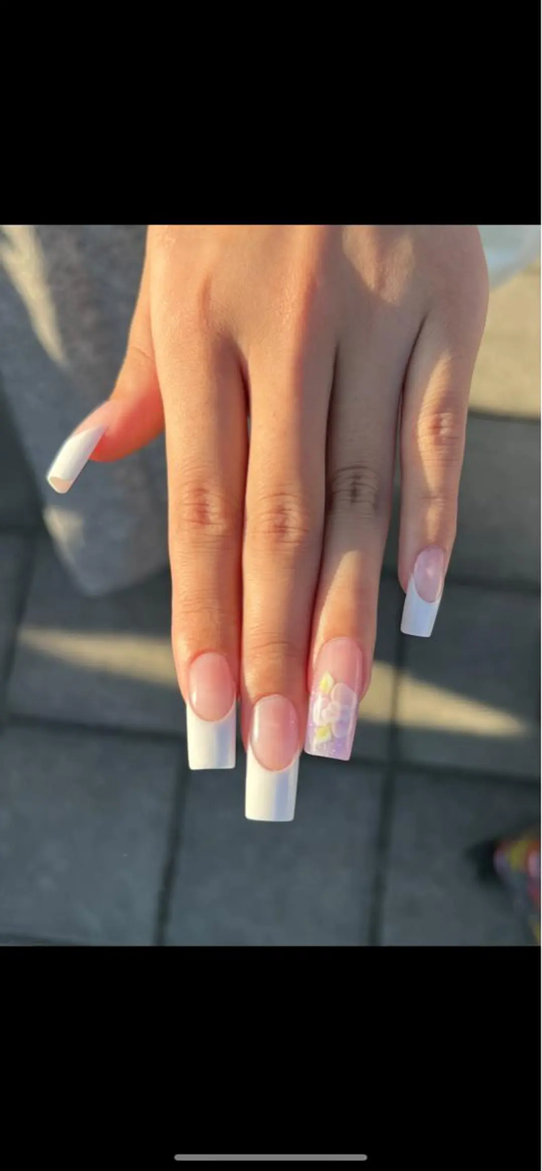 ネイル フレンチネイル スカルプネイル Nail salon REIRISのネイルデザイン