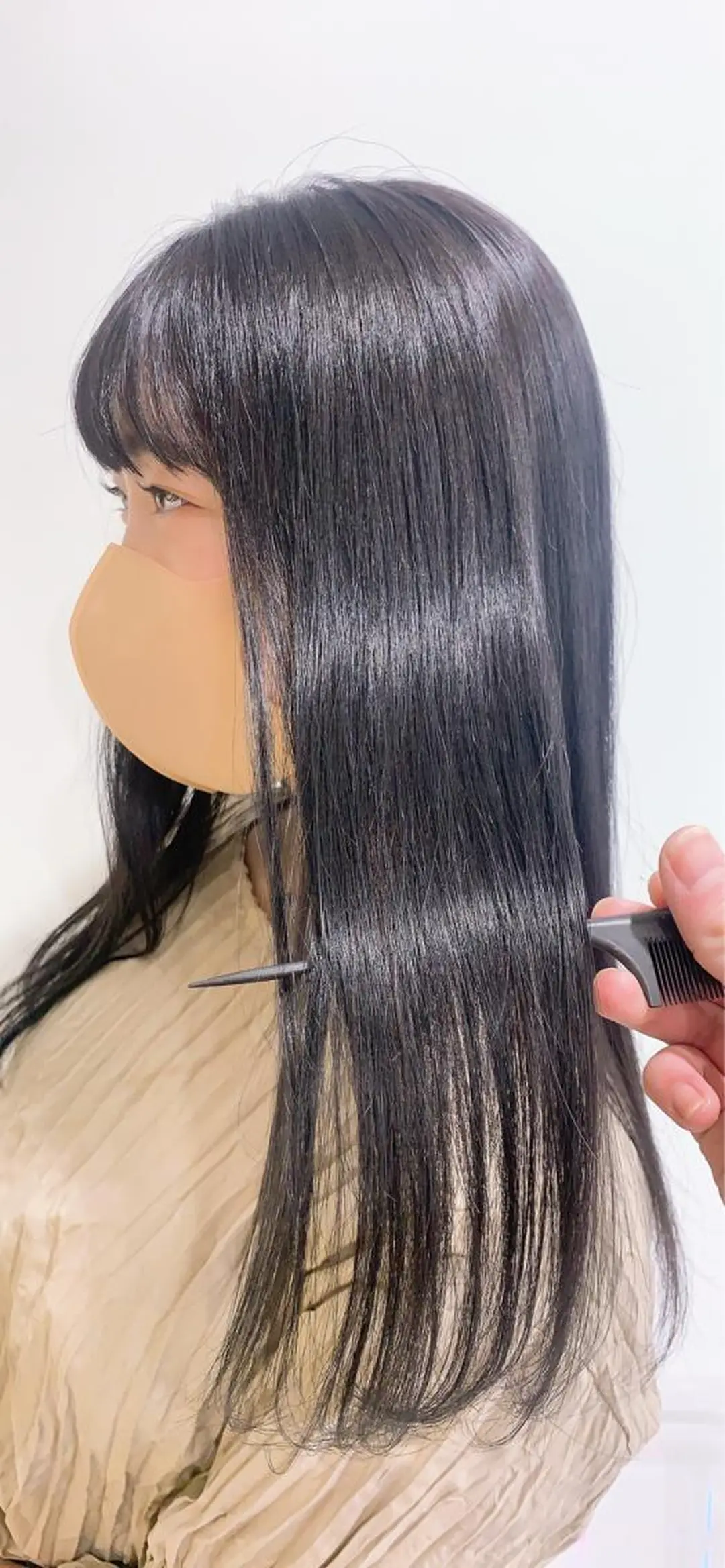 ロング カラー ヘアアレンジ 学生 髪質改善 トリートメント くすみミルクティー／ ブラウン🪡TOWAのヘアスタイル