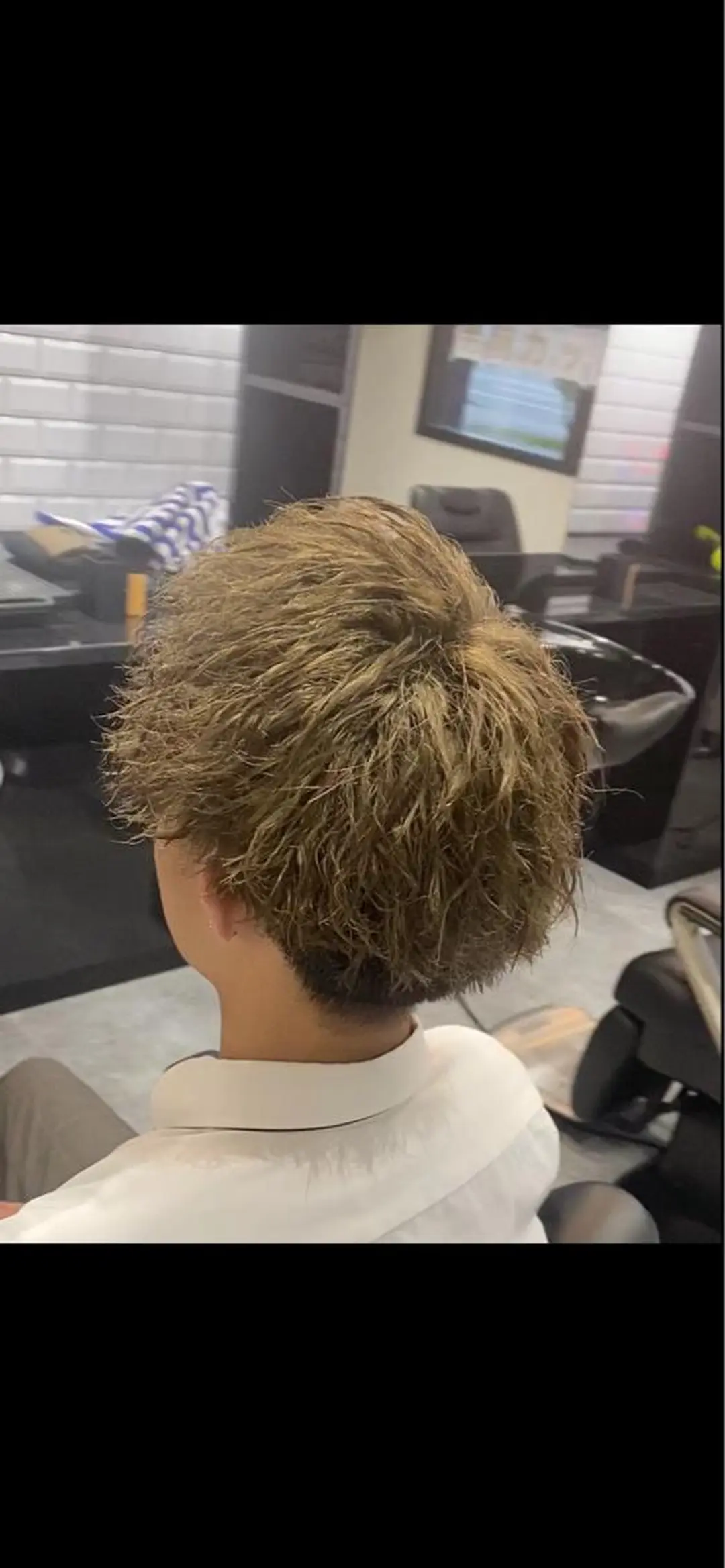 ショート カラー メンズ マッシュ ベージュカラー 前田賢生 ご新規様はNGのヘアスタイル