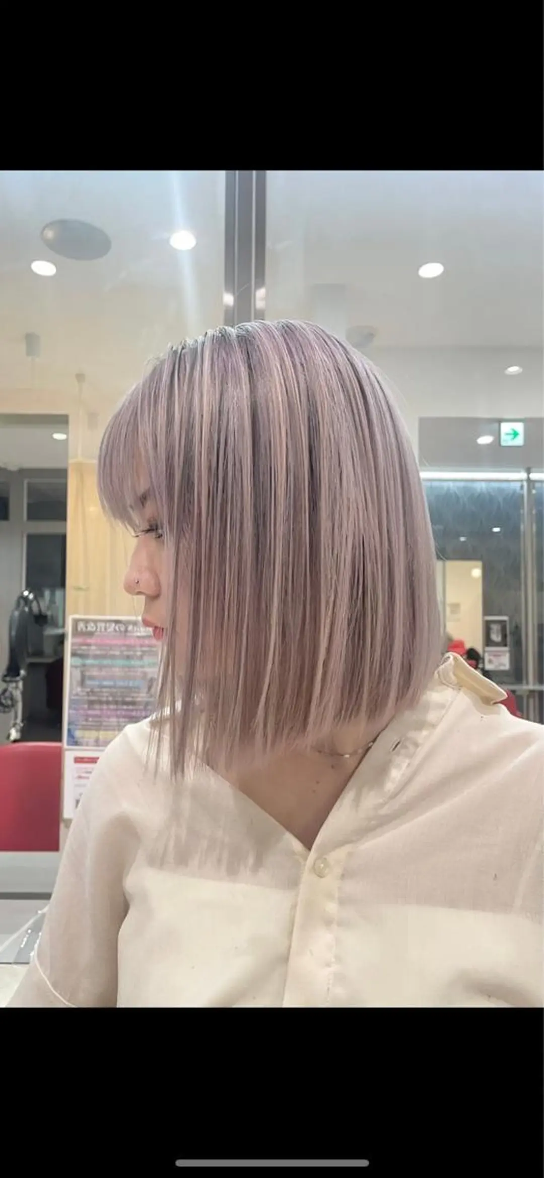 ミディアム Merlyosaka所属・Merlyosaka 早川未来のヘアスタイル