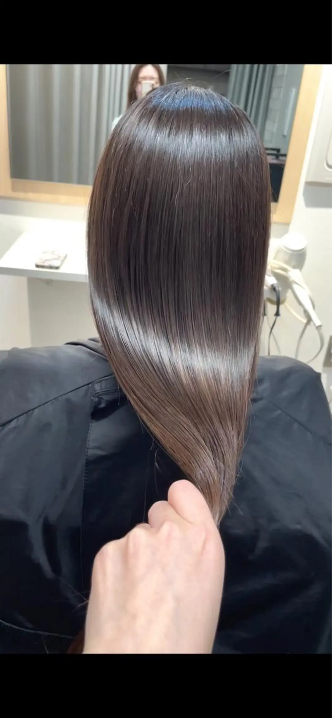 ロング カラー カット 縮毛矯正 トリートメント BEBE所属・ご新規様限定 透明感カラーKANAのヘアスタイル