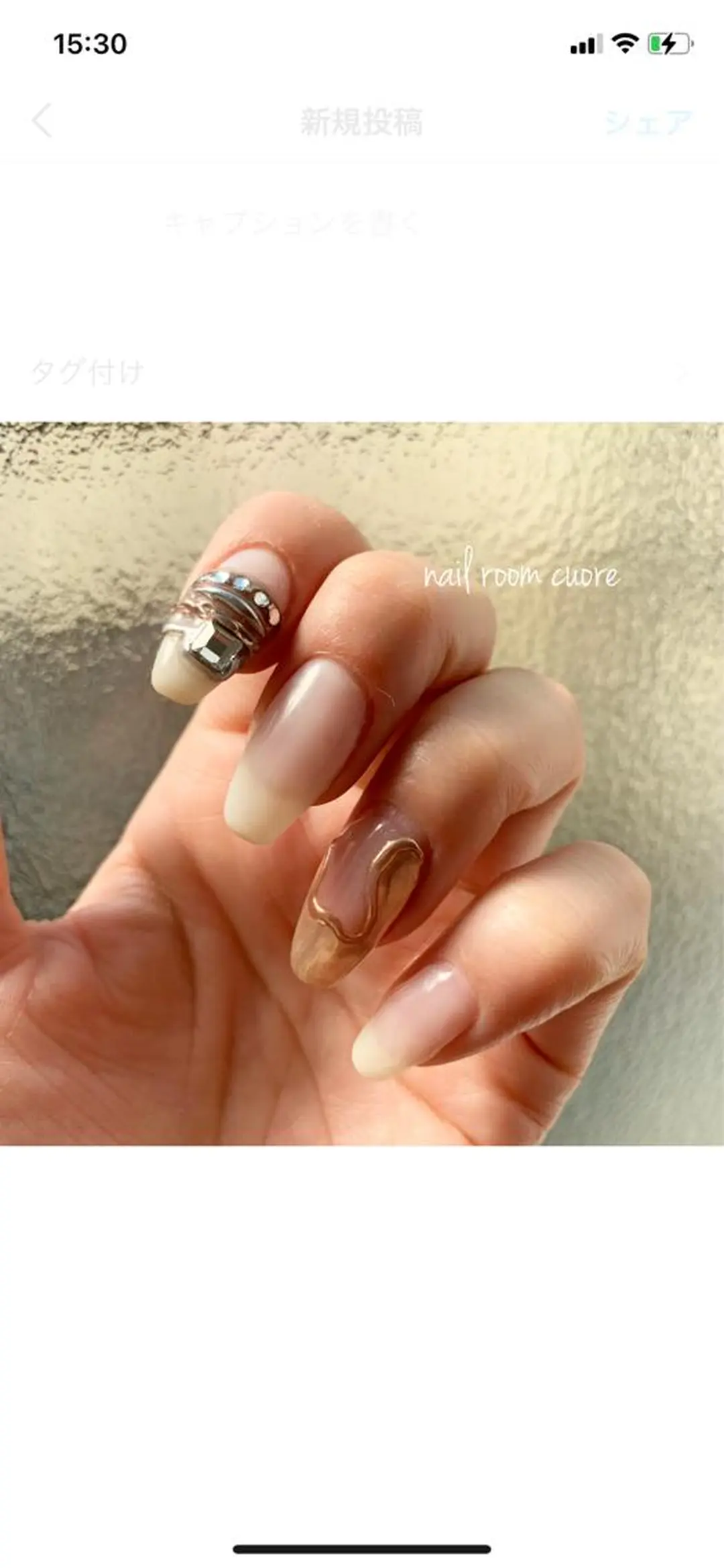 ネイル nail room  cuore所属・松尾 典子のネイルデザイン