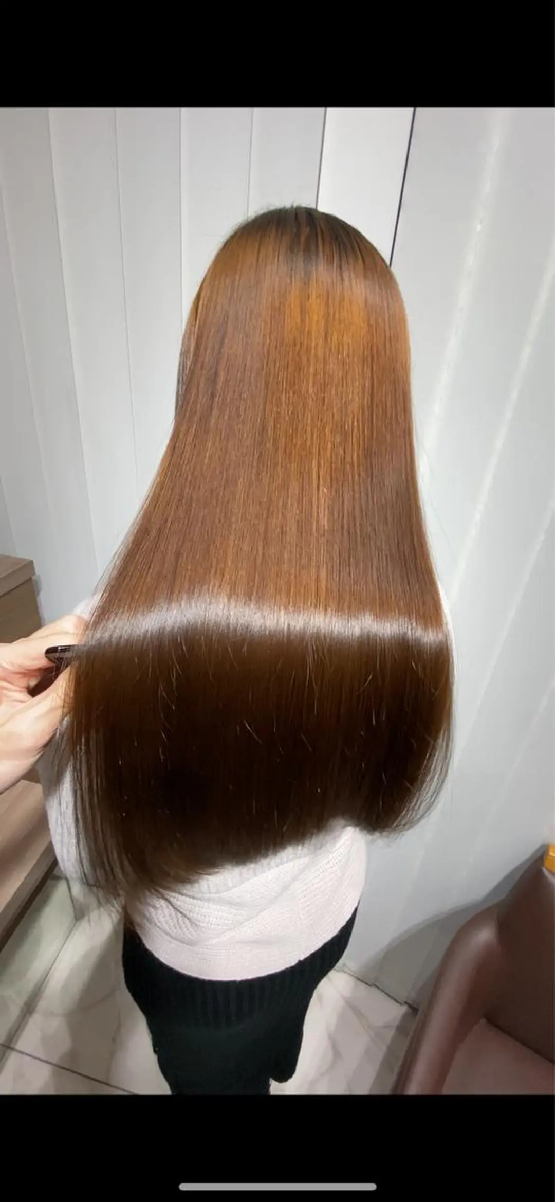 ロング カラー 縮毛矯正 レイヤー×韓国 🇰🇷鈴木啓太のヘアスタイル