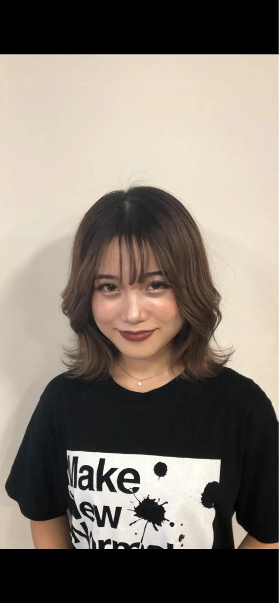 ミディアム 安永 将悟のヘアスタイル