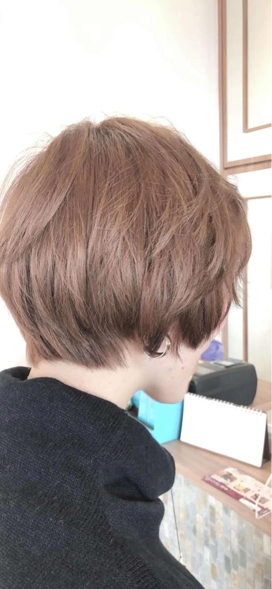 ショート カラー ベージュカラー ブリーチ ハイライトカラー ハイトーンカラー インナーカラー 23°NADAUN所属・岐阜1番韓国ヘア/ 星羅/23°のヘアスタイル