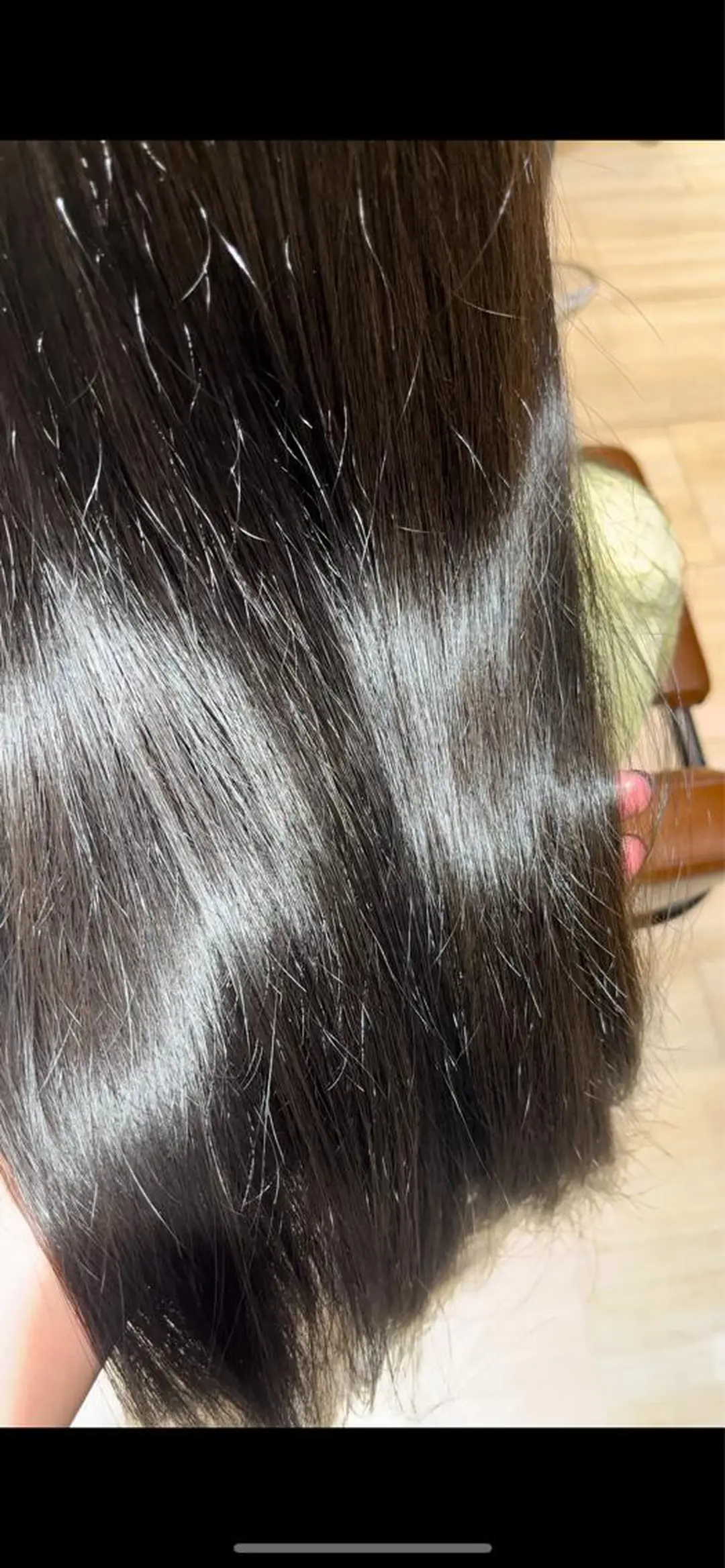 ロング カラー オレンジ レイヤーカット/韓国 ヘア/LILICAのヘアスタイル