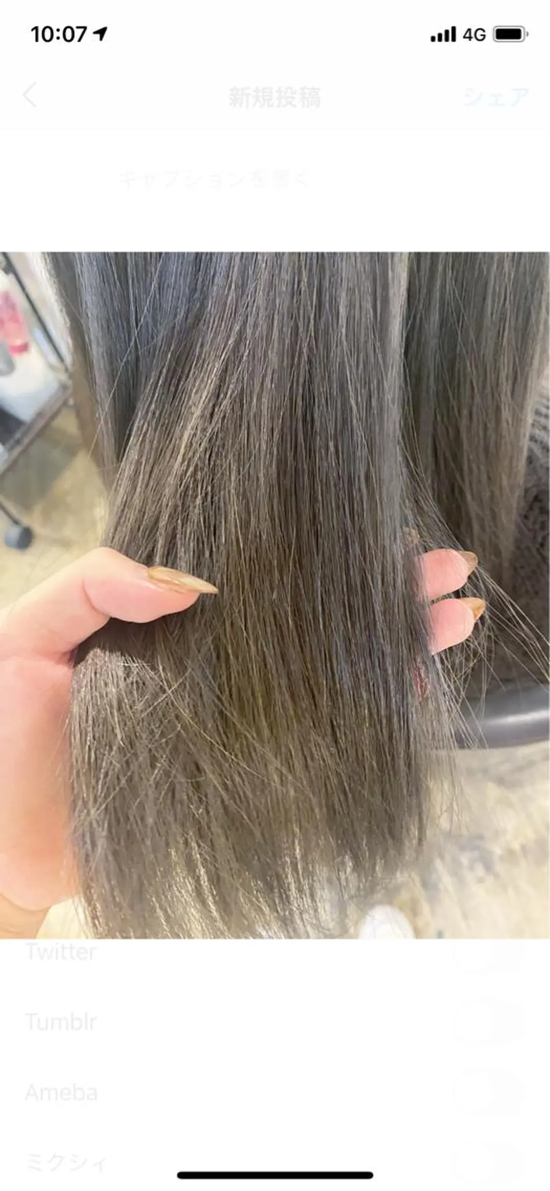 ミディアム ヘアカラー トリートメント 立花 ふたば🌱のヘアスタイル