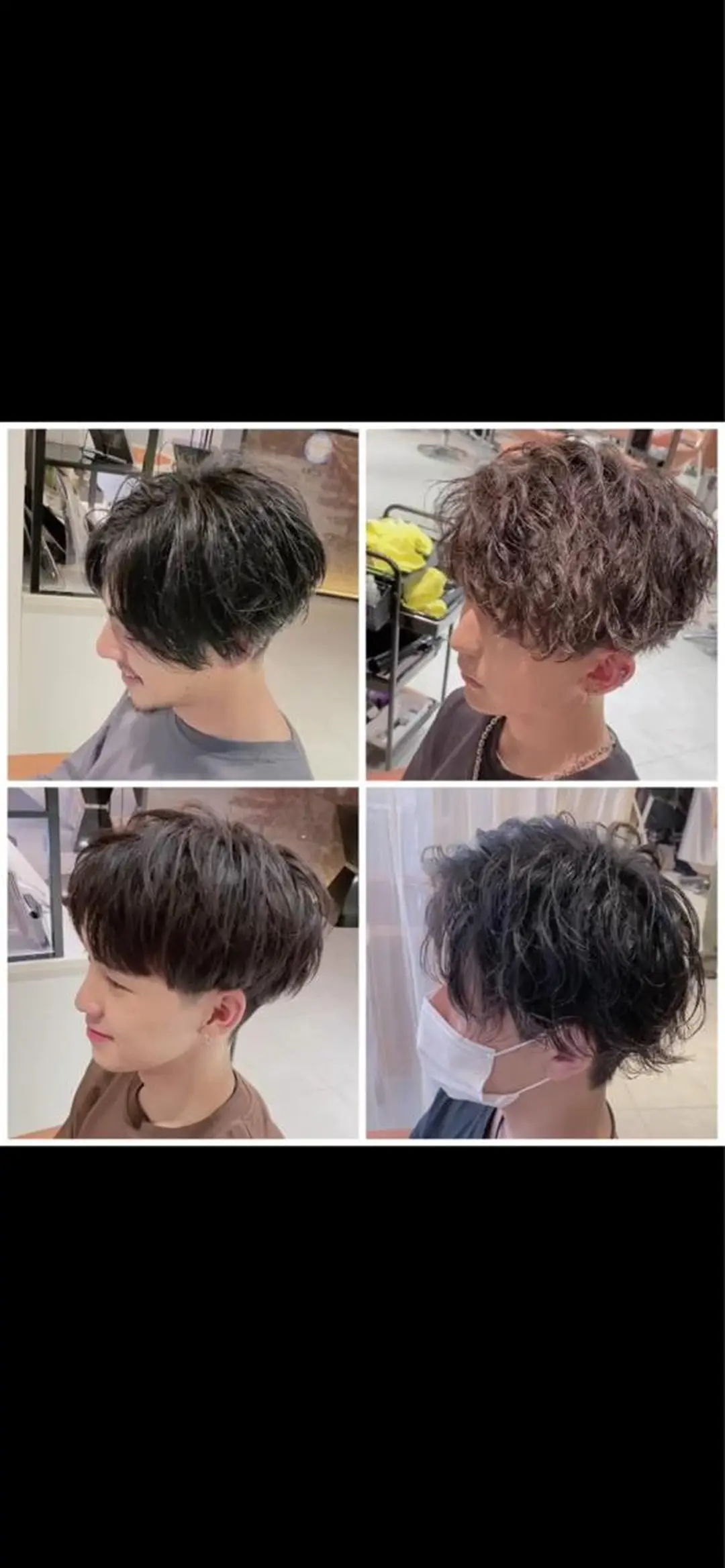 ミディアム メンズ センターパート カット メンズサロン【owl 心斎橋】難波/アメ村のヘアスタイル